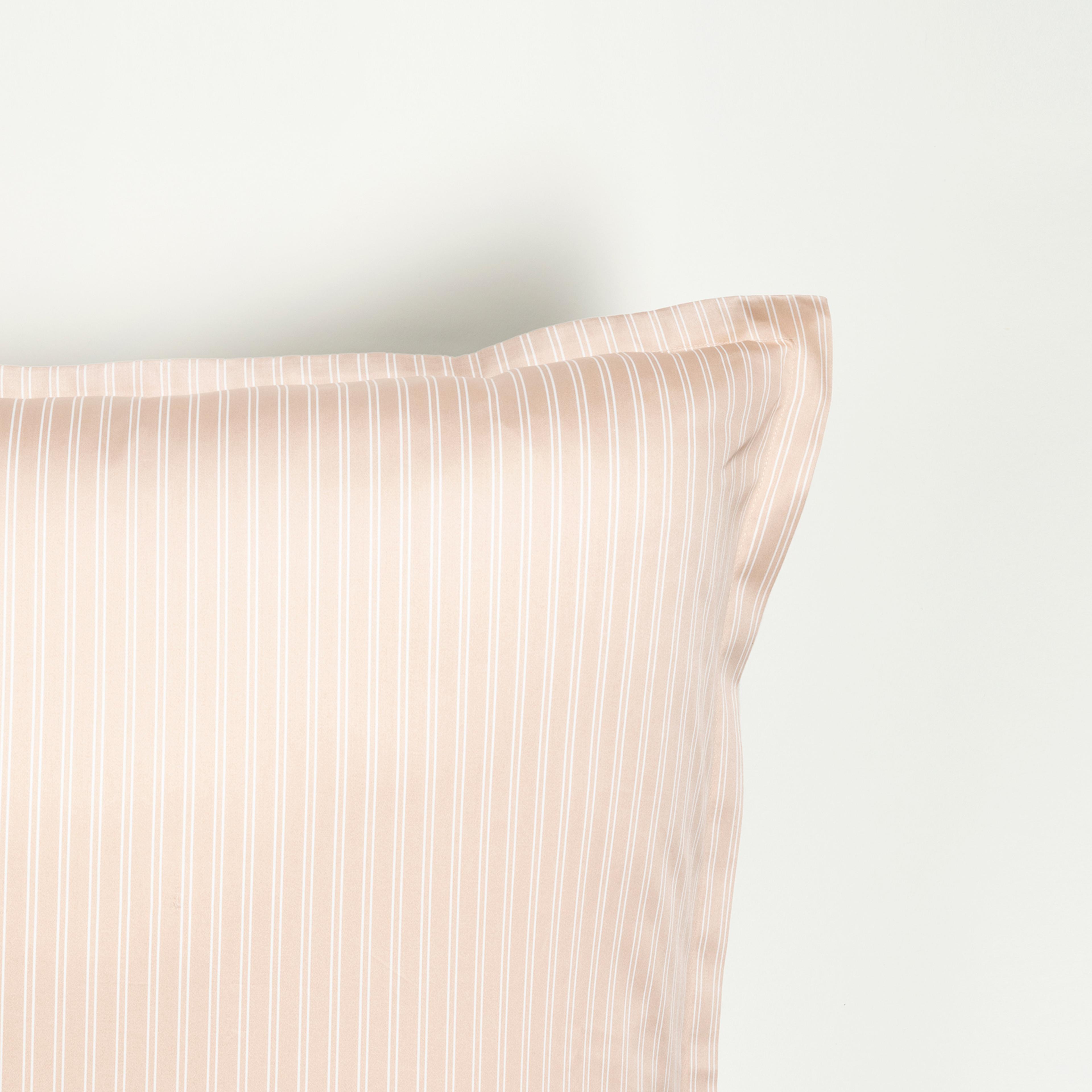 Solıd Pamuk Pamuk Saten %100 Pamuk Saten Yastık Kılıfı 60x60 + 2 Cm Kum Rengı