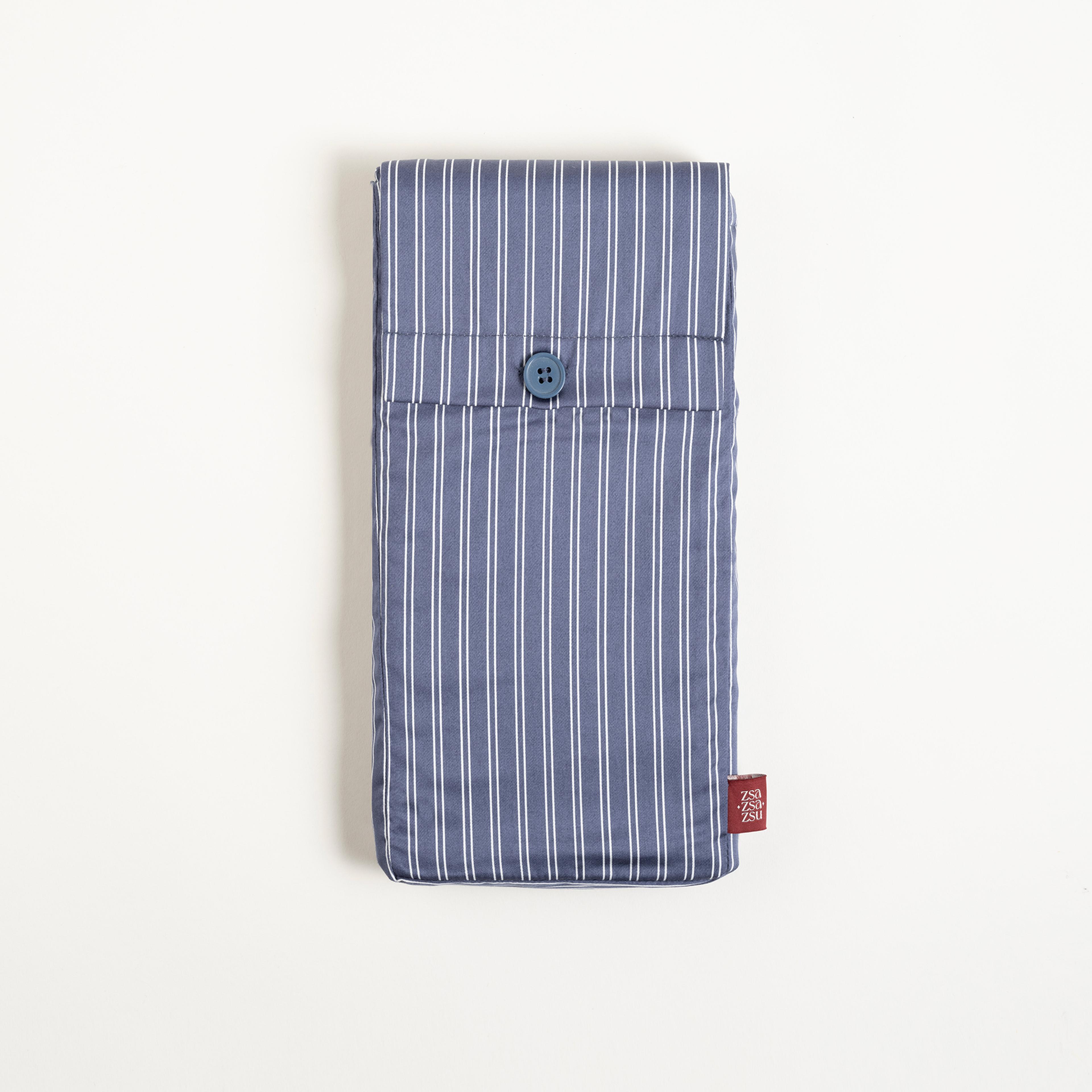 Solıd Pamuk Pamuk Saten %100 Pamuk Saten Yastık Kılıfı 60x60 + 2 Cm Lacivert