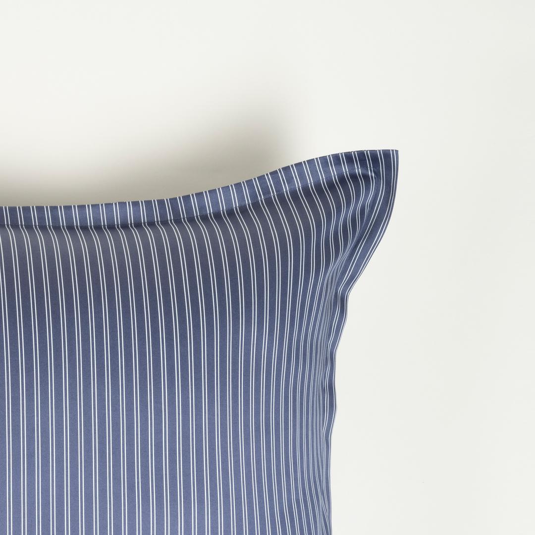 Solıd Pamuk Pamuk %100 Pamuk Saten Yastık Kılıfı 60x60 + 2 Cm Lacivert