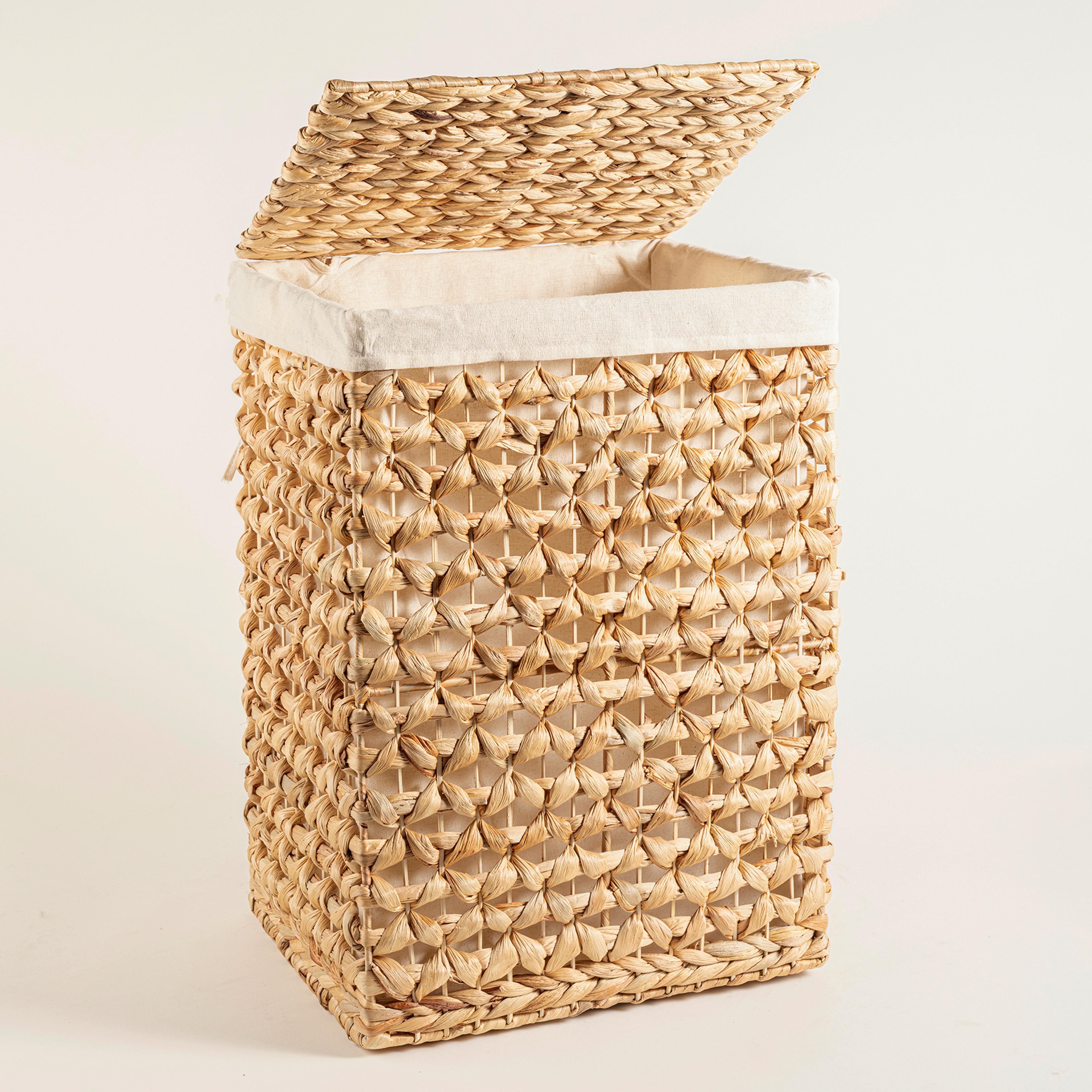 Tam Dao Su Sümbülü Çamaşır Sepeti 40x32x55 Natural