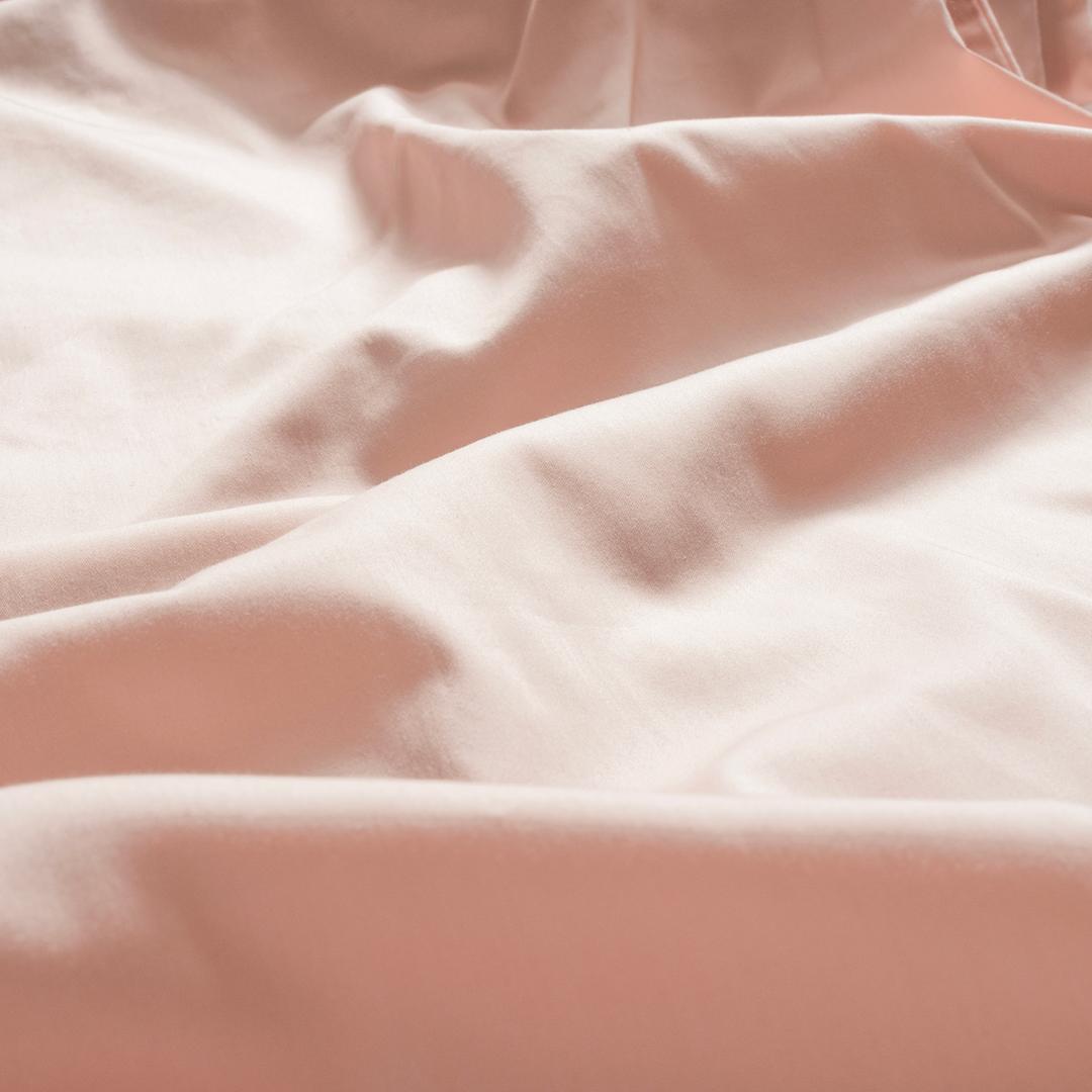 Solıd 300 Tc Çift Kişilik Pamuk Saten %100 Pamuk Saten Düz Çarşaf 240x260 Cm Pembe