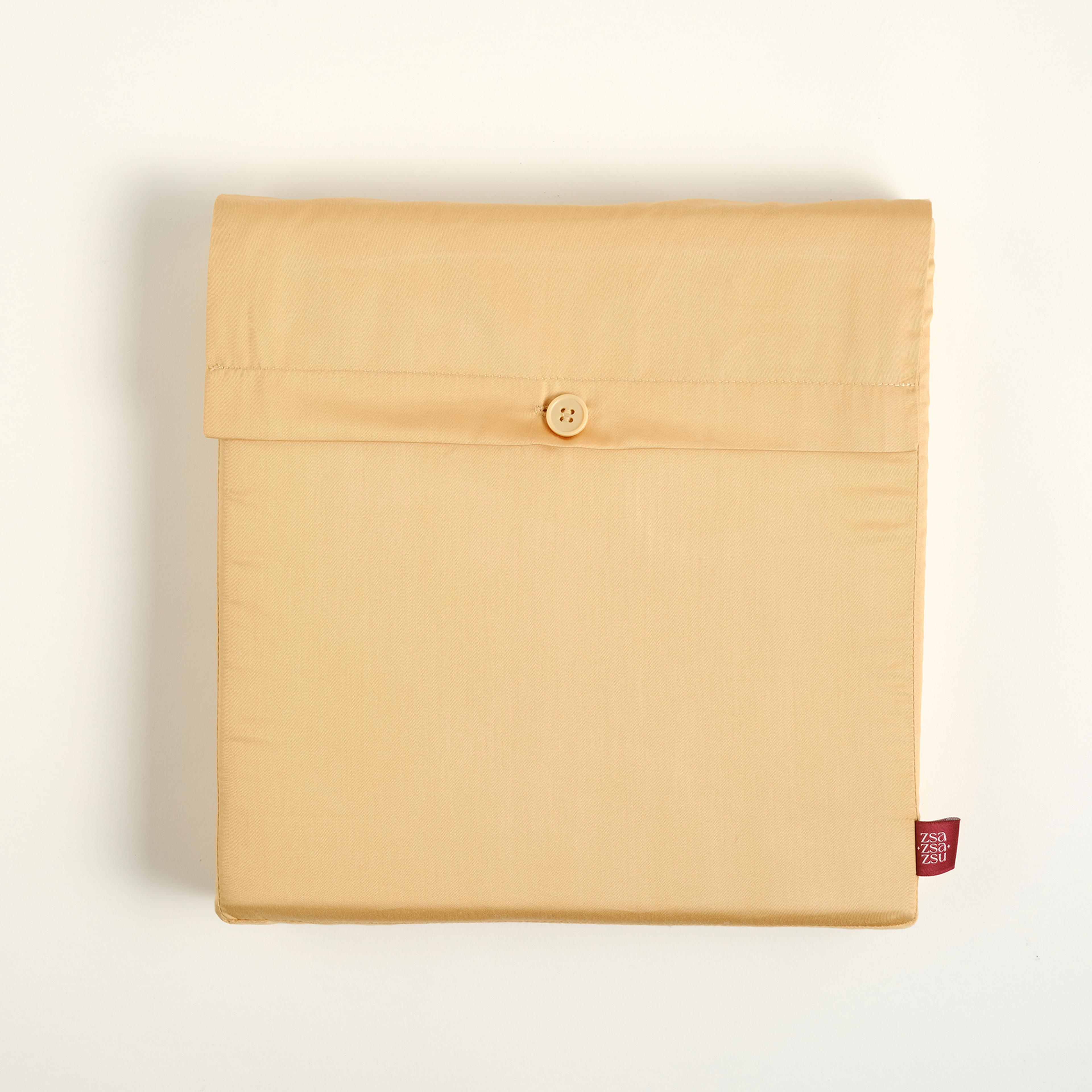 Solıd 300 Tc Tek Kişilik Pamuk Saten %100 Pamuk Saten Lastikli Çarşaf 100x200 Cm Sarı