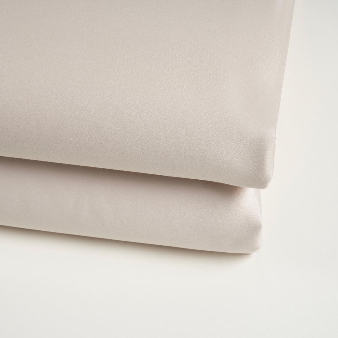 Solıd 300 Tc Tek Kişilik Pamuk Saten %100 Pamuk Saten Lastikli Çarşaf 100x200 Cm Krem