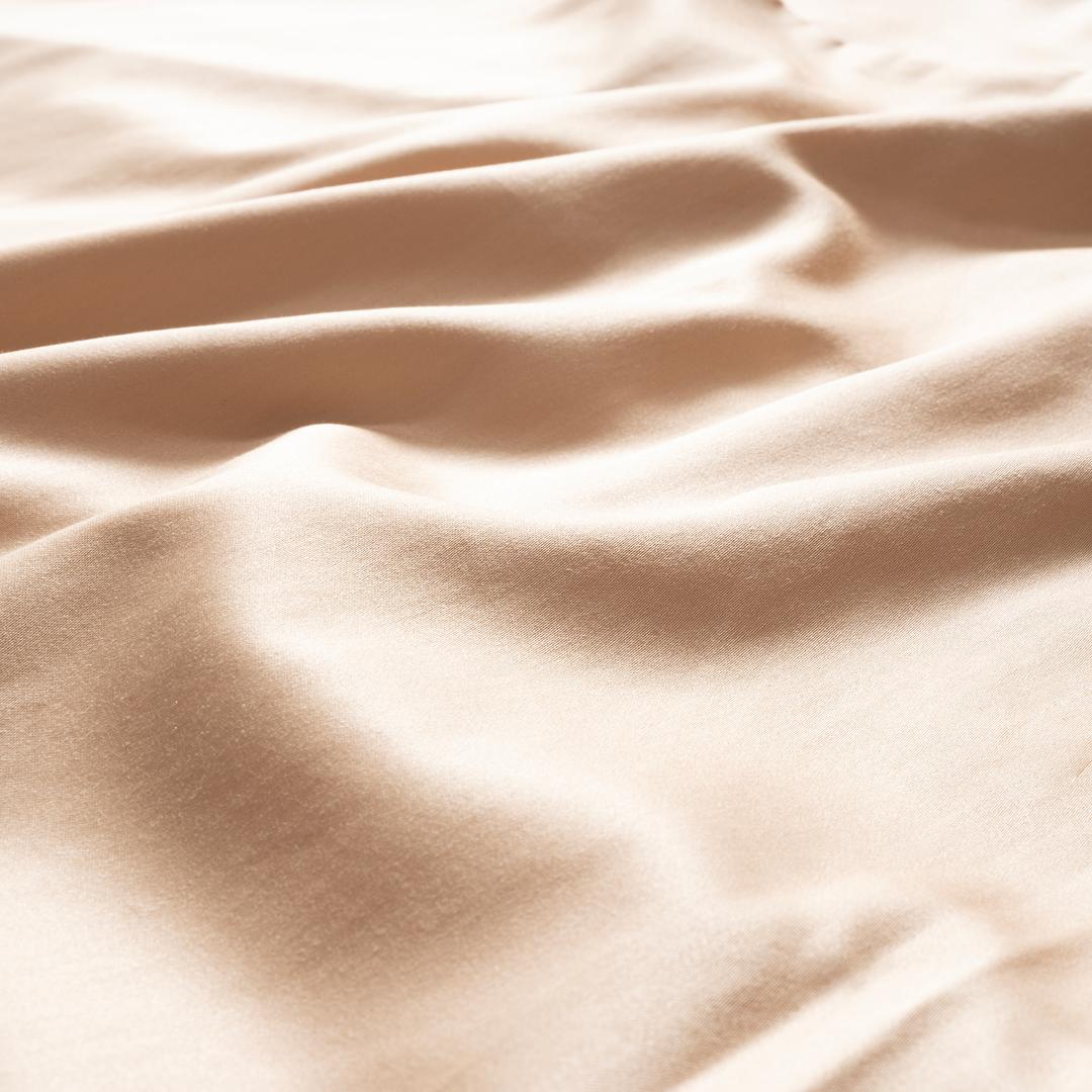 Solıd 300 Tc Tek Kişilik Pamuk Saten %100 Pamuk Saten Lastikli Çarşaf 100x200 Cm Kum Rengı