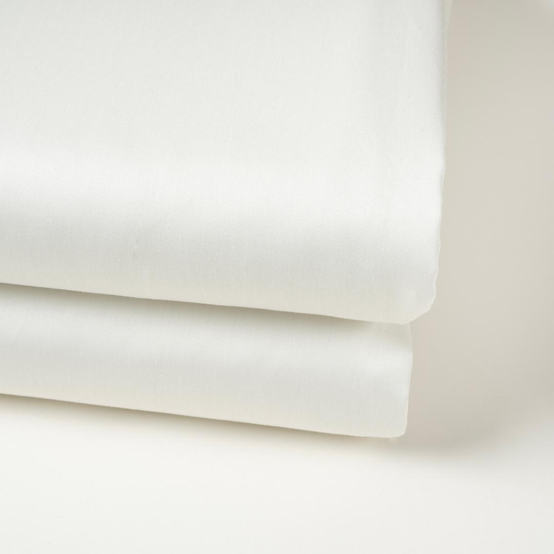 Solıd 300 Tc Queen Sıze Pamuk Saten %100 Pamuk Saten Lastikli Çarşaf 180x200 Cm Ekru