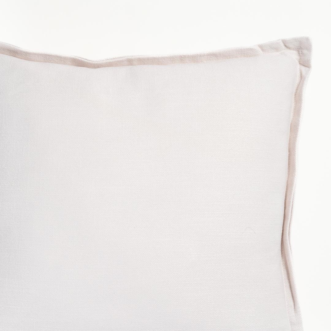 Nilüfer Şantuklu Viskon Pamuk Viskon Pamuk Dolgulu Kırlent 45x45 Cm Krem