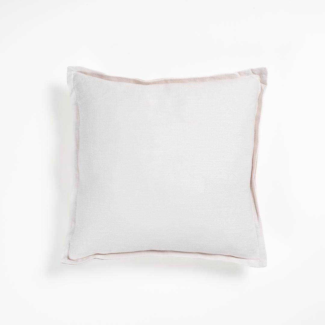 Nilüfer Şantuklu Viskon Pamuk Viskon Pamuk Dolgulu Kırlent 45x45 Cm Krem