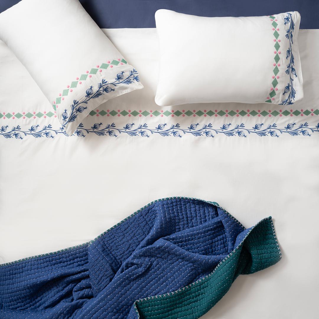 Braga Nakışlı 300 Tc Saten Kıng Sıze Pamuk Saten %100 Pamuk Nevresim Seti 240x220 Cm Ekru