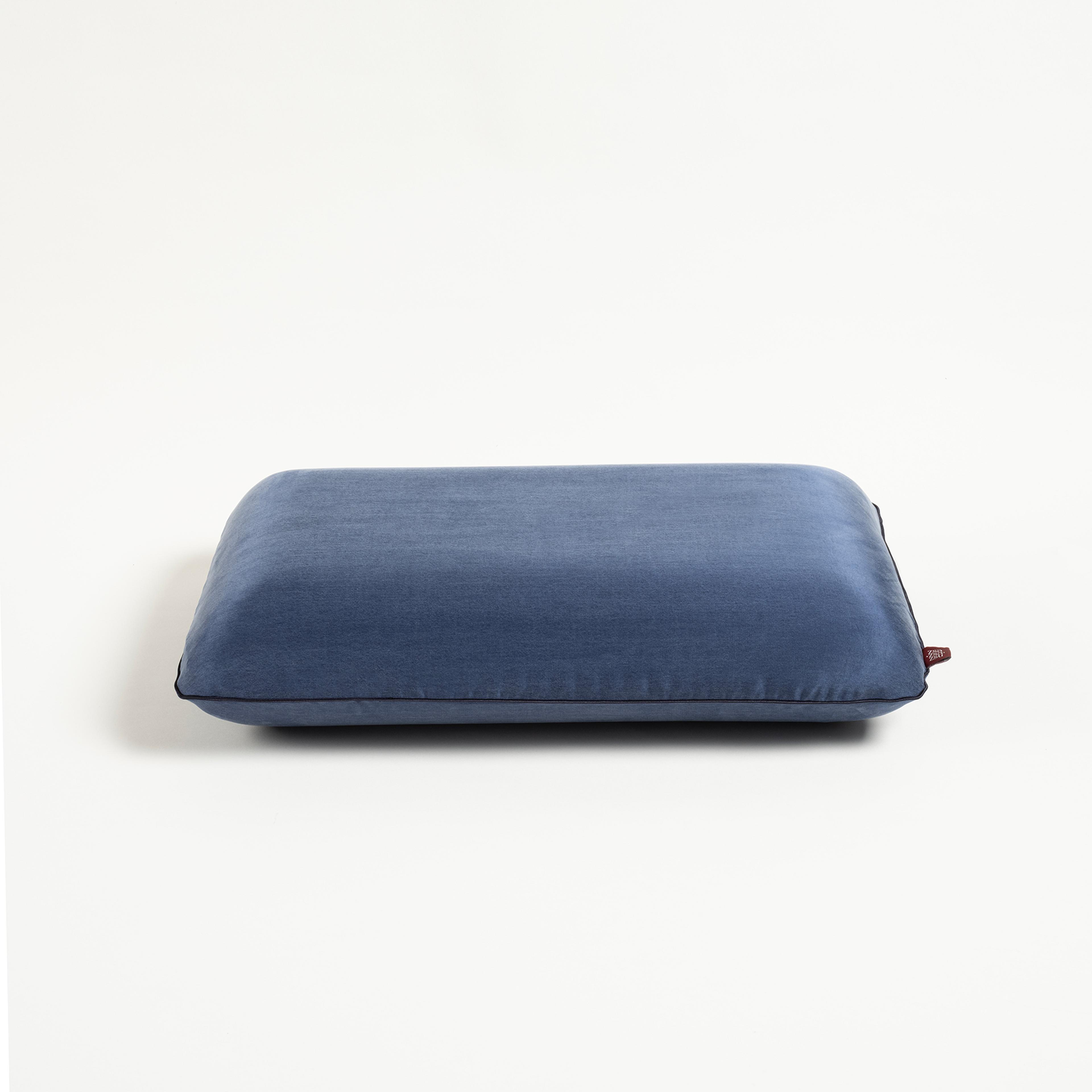 Lefke Klasik Model Viskon Visko Yastık 60x40x13 Cm Lacivert