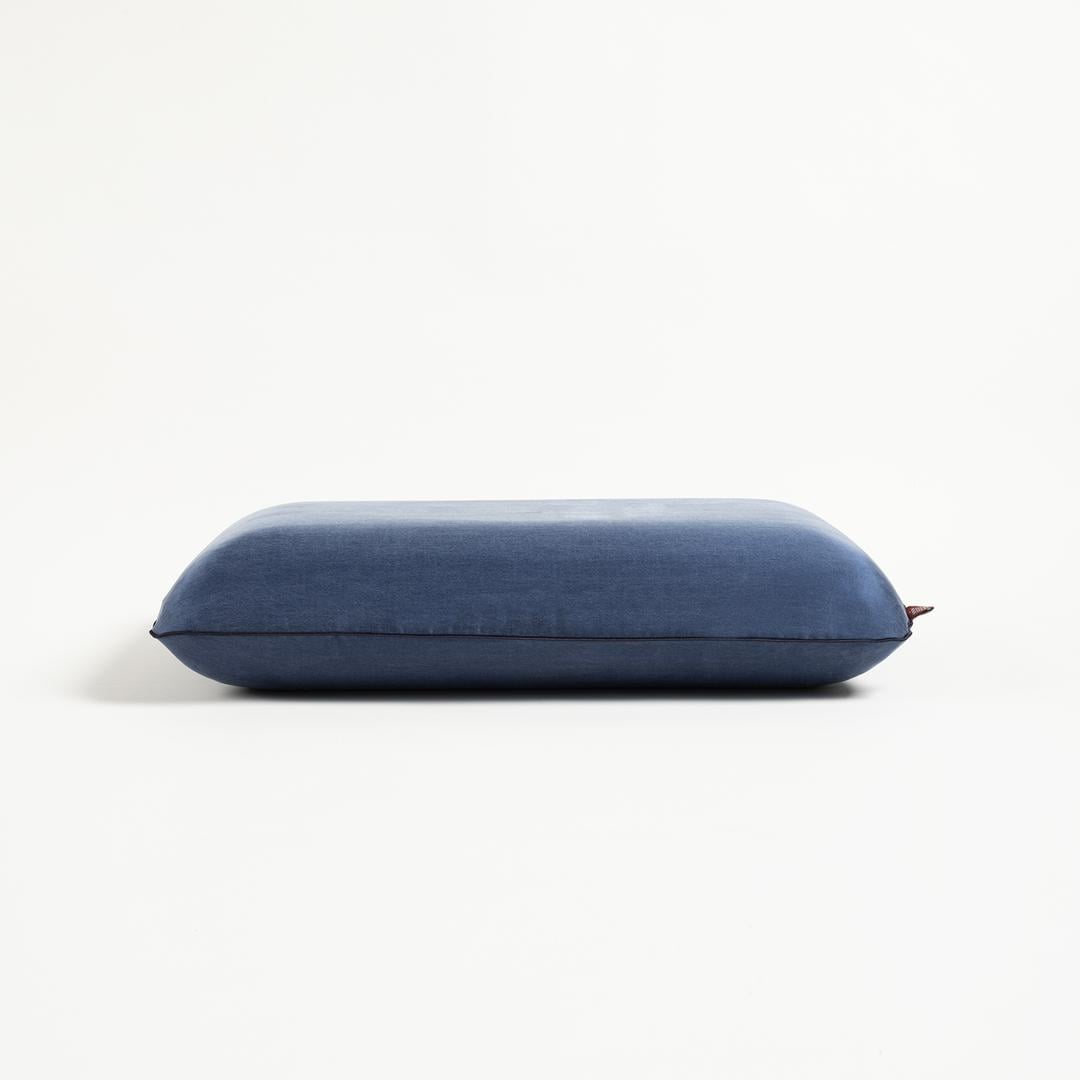 Lefke Klasik Model Viskon Visko Yastık 60x40x13 Cm Lacivert