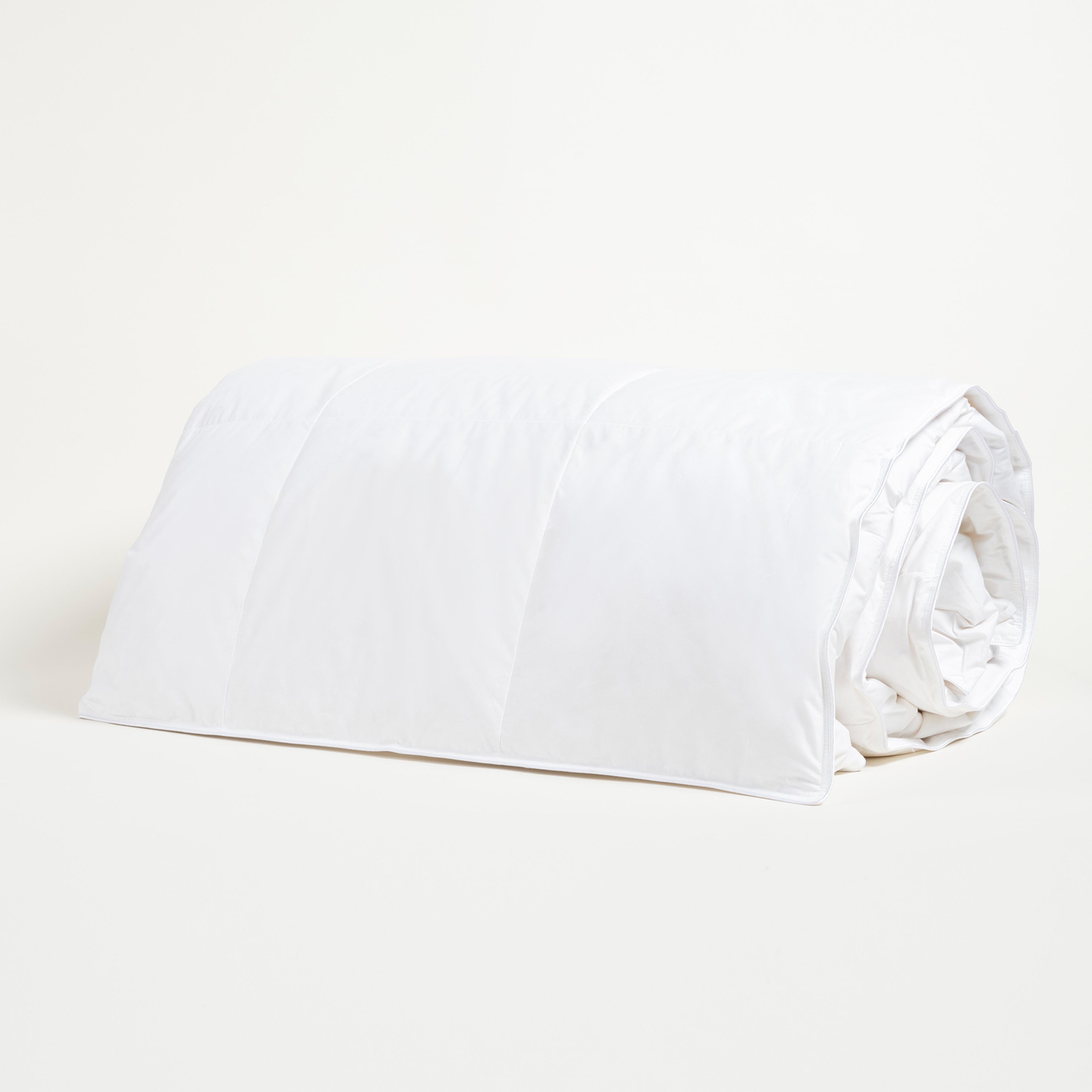 Jutland Kaz Tüyü Çift Kişilik Pamuk 280 Tc %100 Pamuk Yorgan 200x220 Cm Beyaz