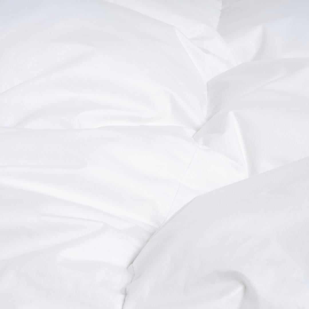 Jutland Kaz Tüyü Çift Kişilik Pamuk 330 Tc %100 Pamuk Yorgan 200x220 Cm Beyaz