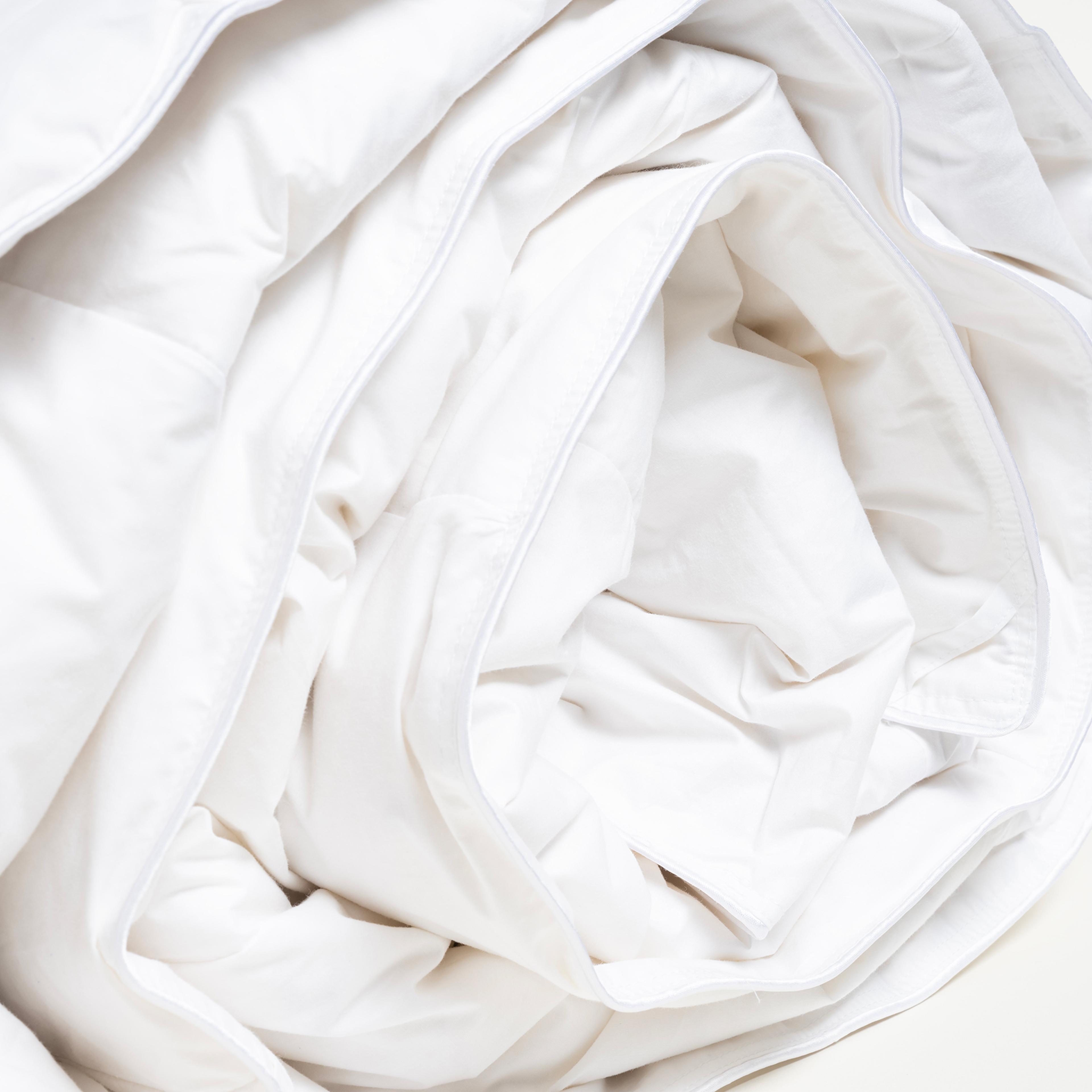 Jutland Kaz Tüyü Tek Kişilik Pamuk 280 Tc %100 Pamuk Yorgan 160x220 Cm Beyaz