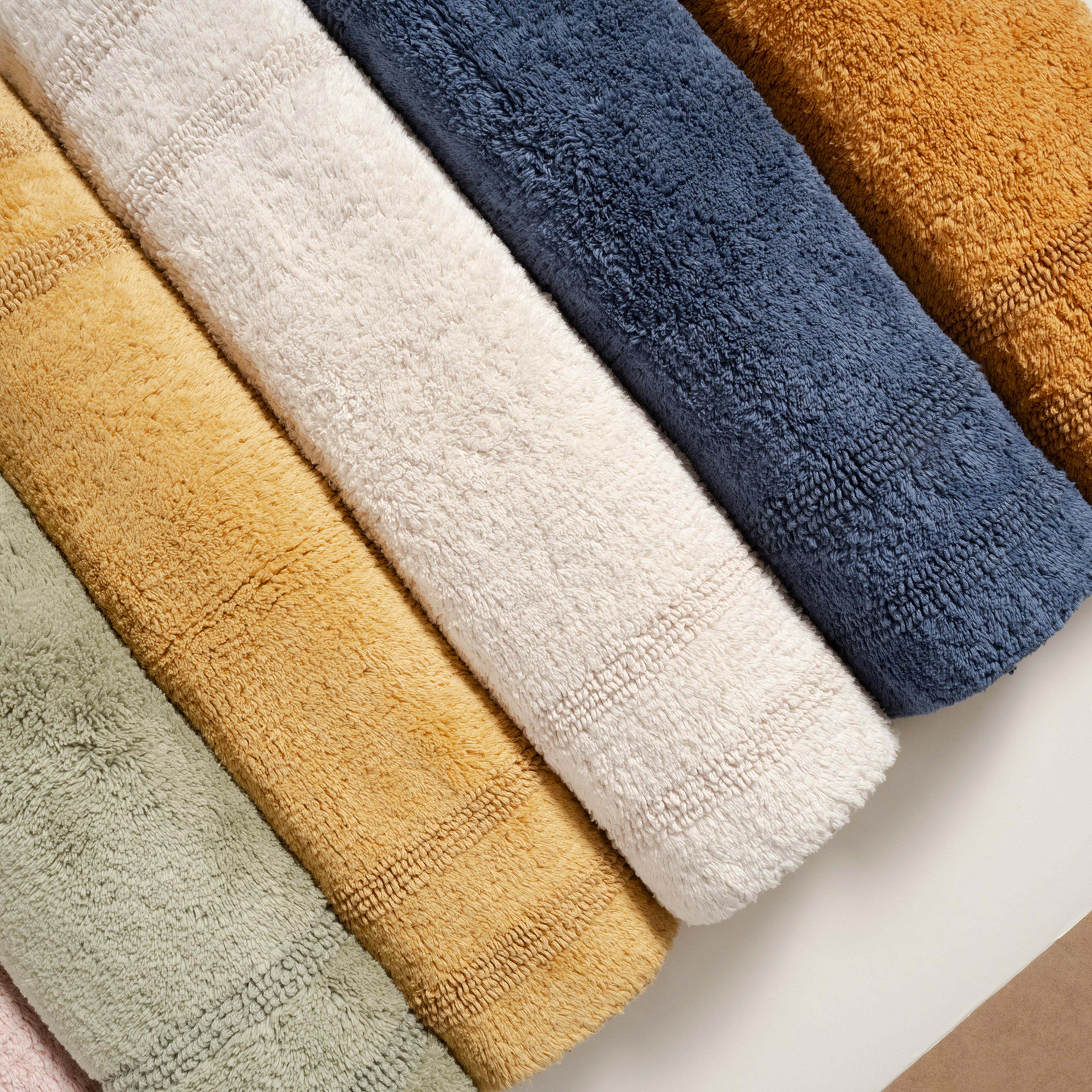 Solıd Çift Taraflı Pamuk %100 Pamuk Banyo Paspası 40x60 Cm Krem