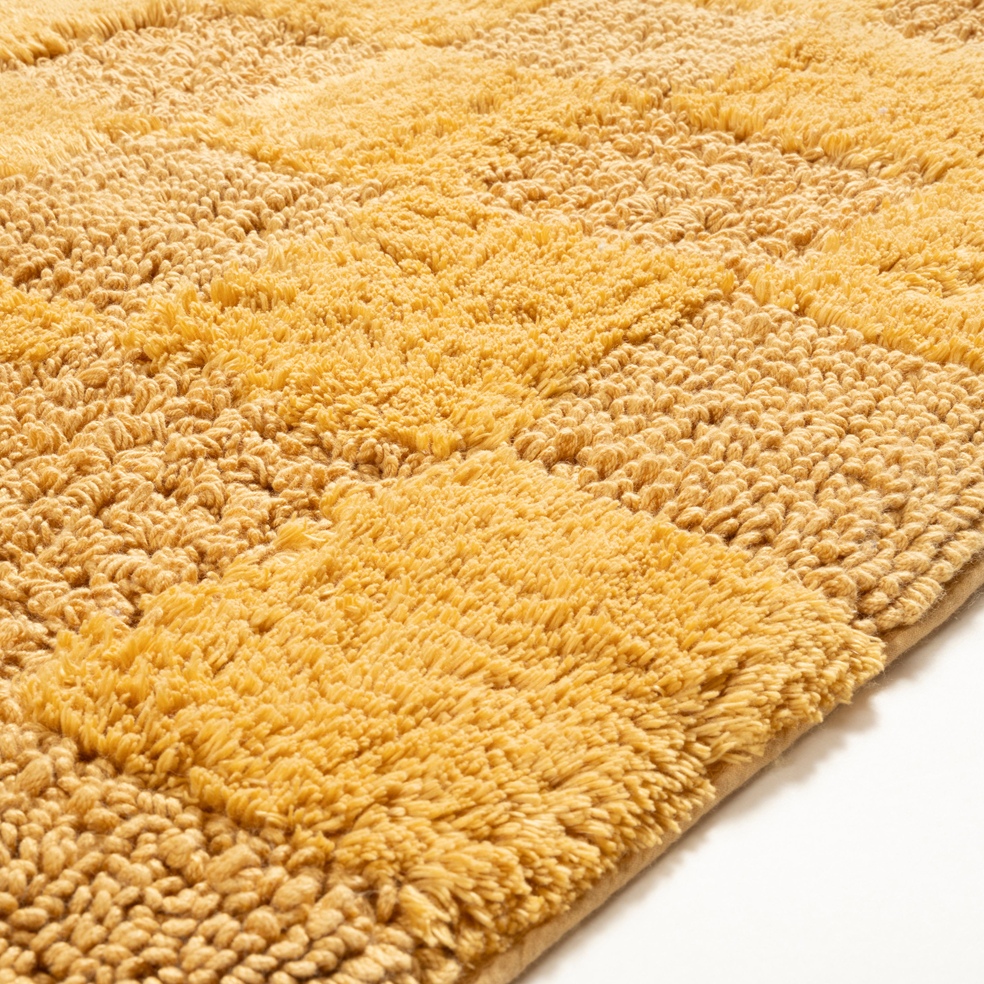 Punjab Pamuk Pamuklu Banyo Paspası 40x60 Cm Sarı