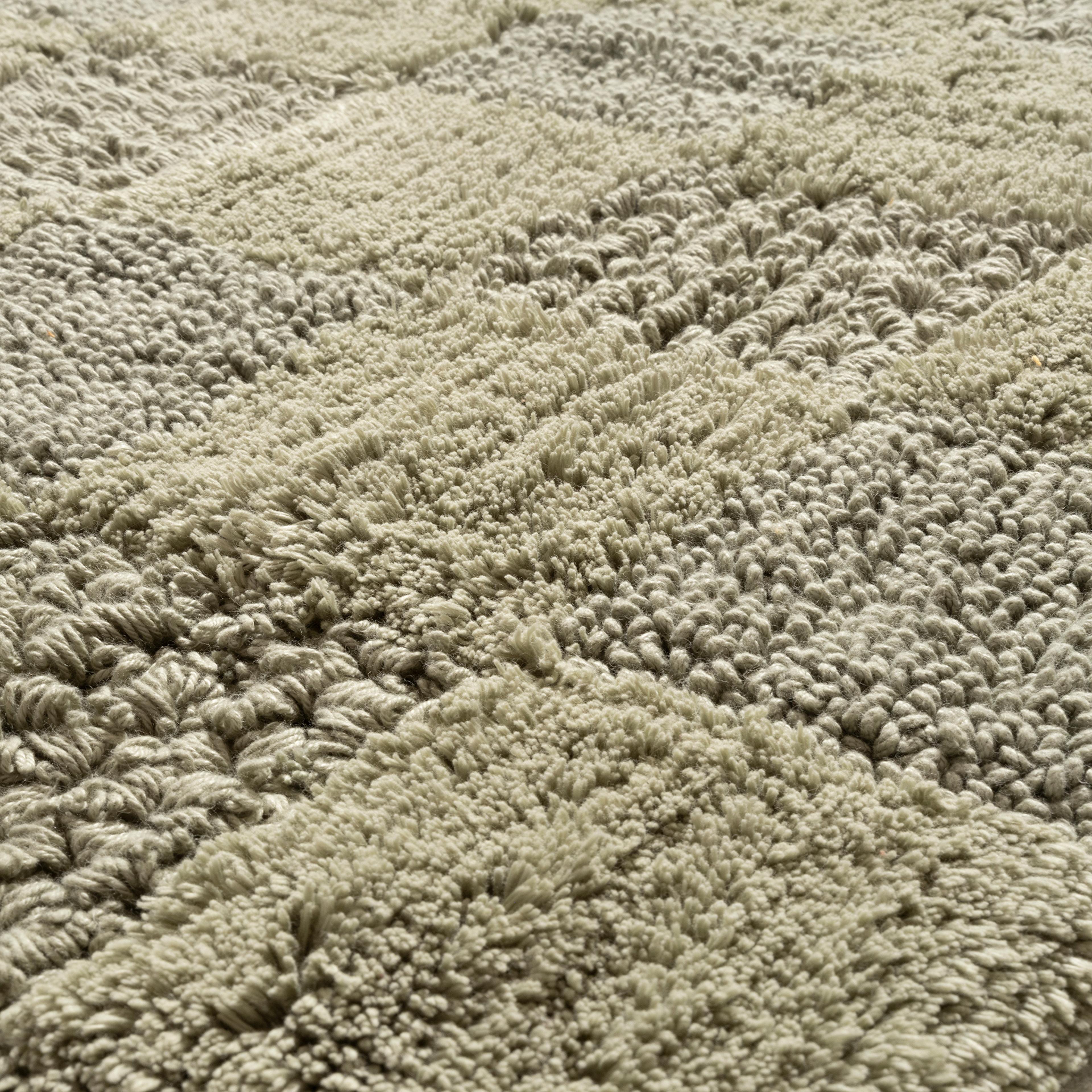 Punjab Pamuk Pamuklu Banyo Paspası 70x120 Cm Yeşil