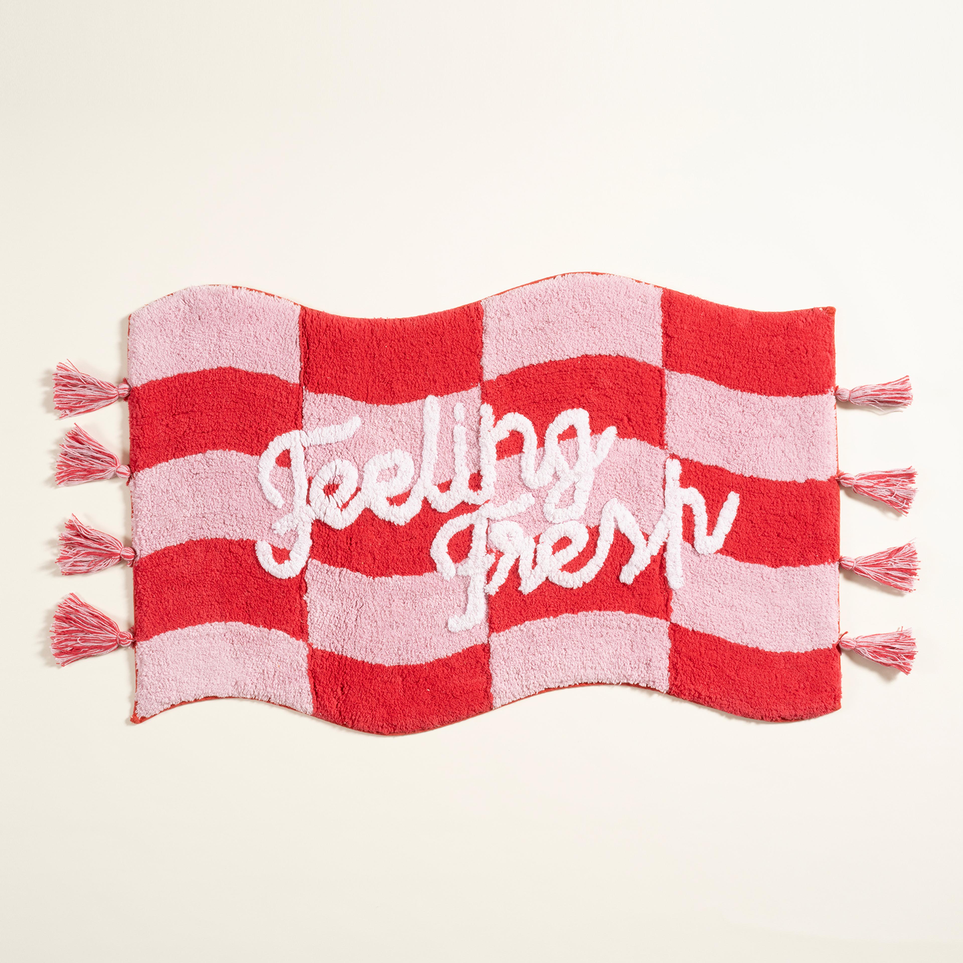 Punjab Pamuk %100 Pamuk Banyo Paspası 60x90 Cm Pembe - Fuşya