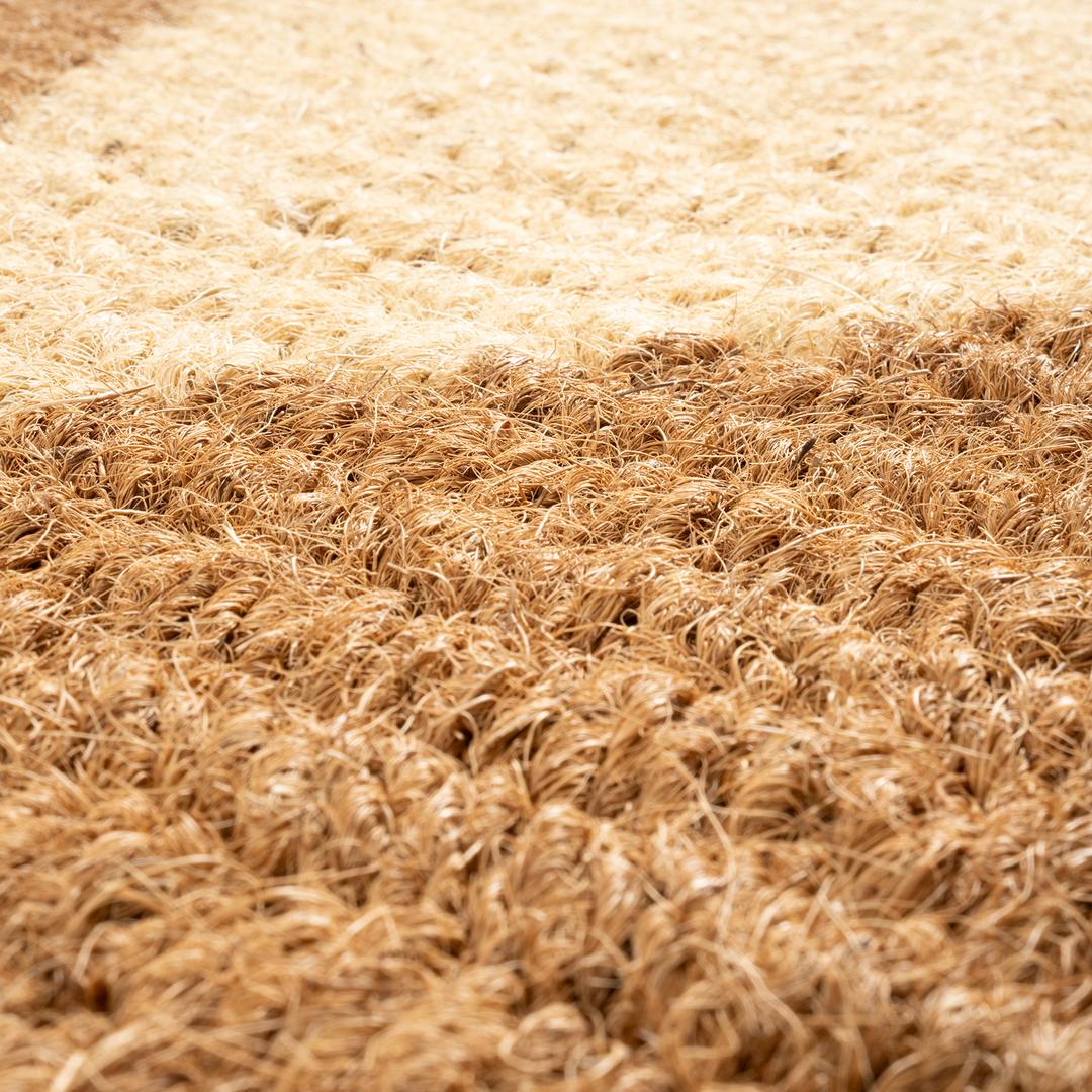 Kerala %100 Hindistan Cevizi Lifi Kapı Önü Paspası 45x75 Cm Bej