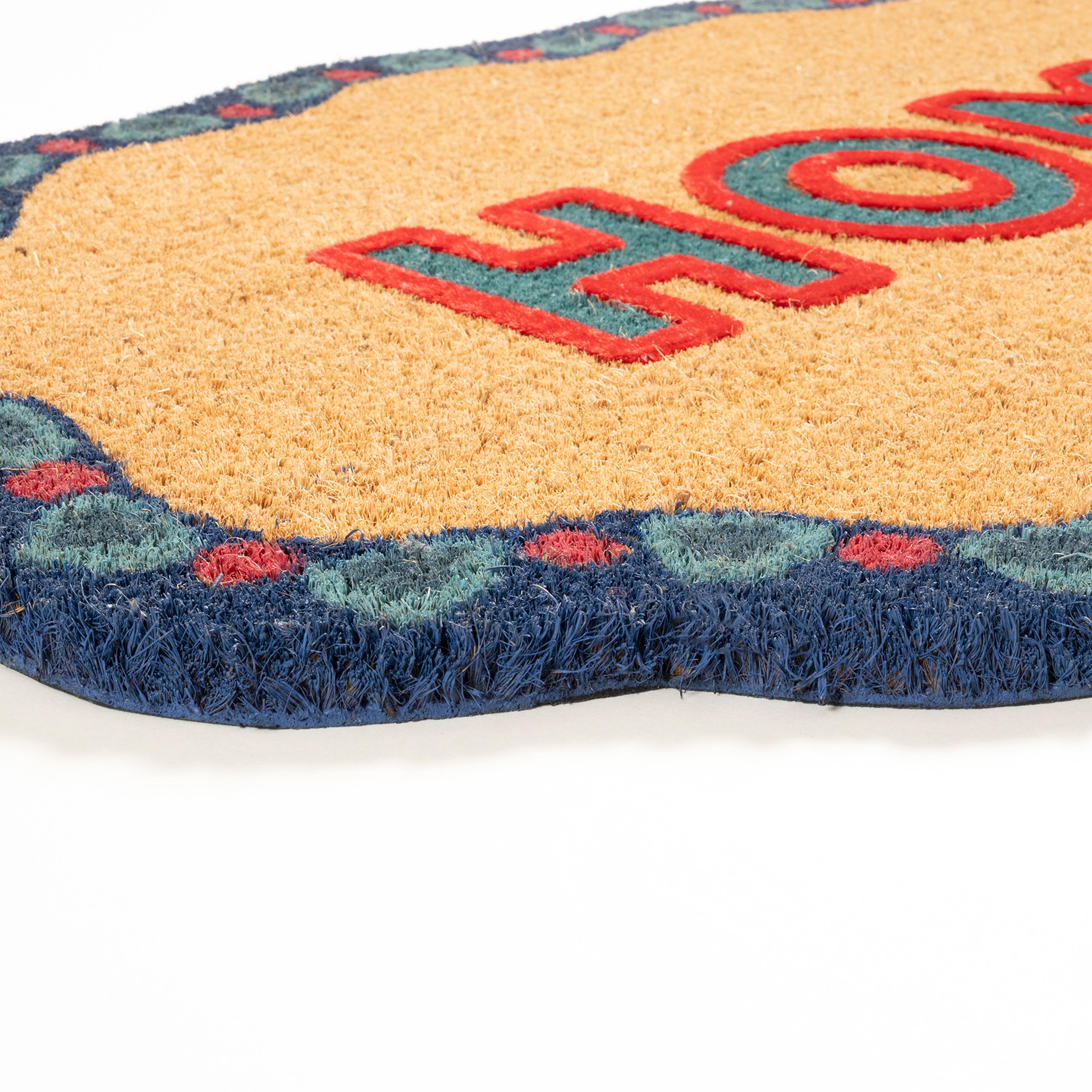 Kerala Coır Kapı Önü Paspası 45x75 Cm Mavi