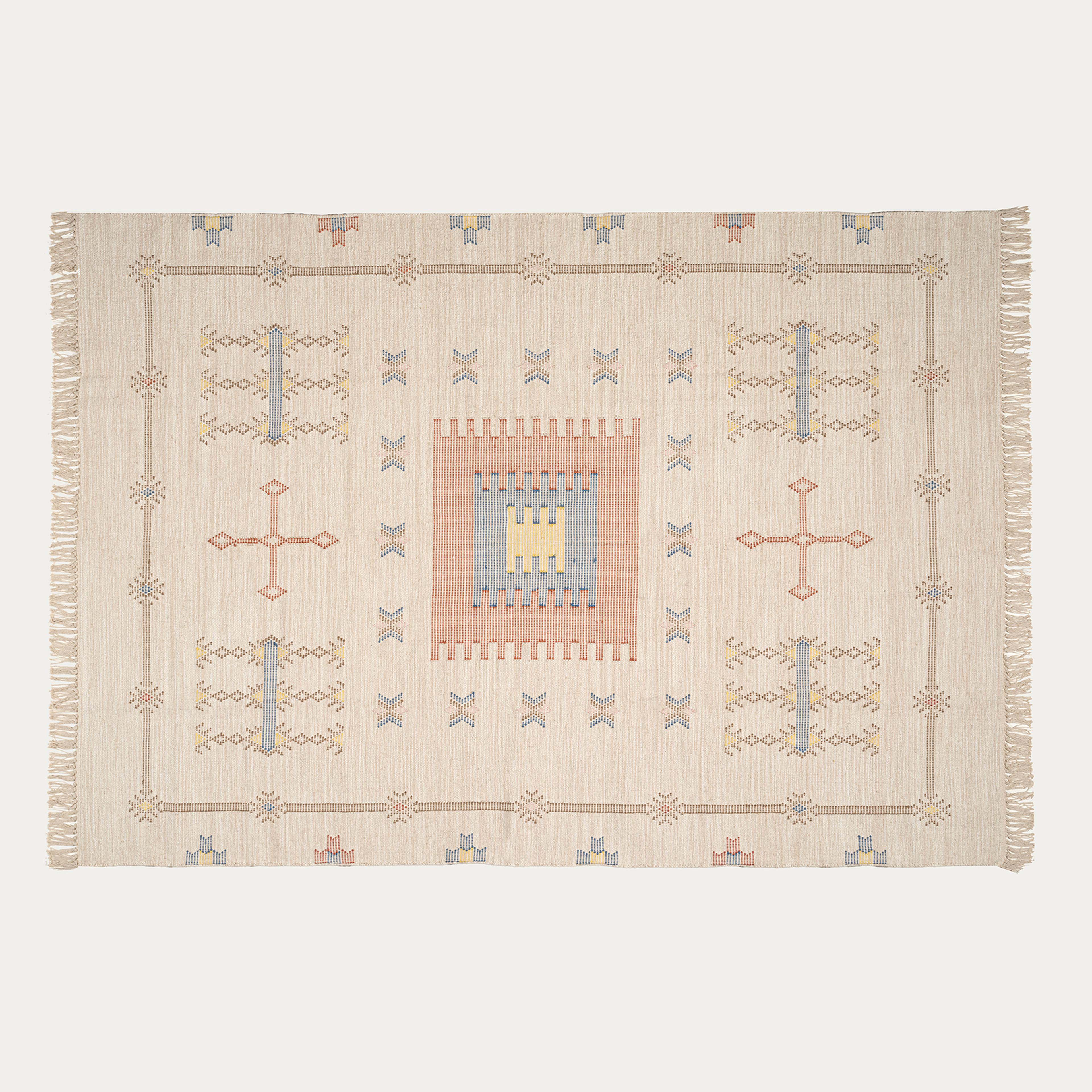 Jaıpur Pamuk Kilim 120x180 Cm Krem