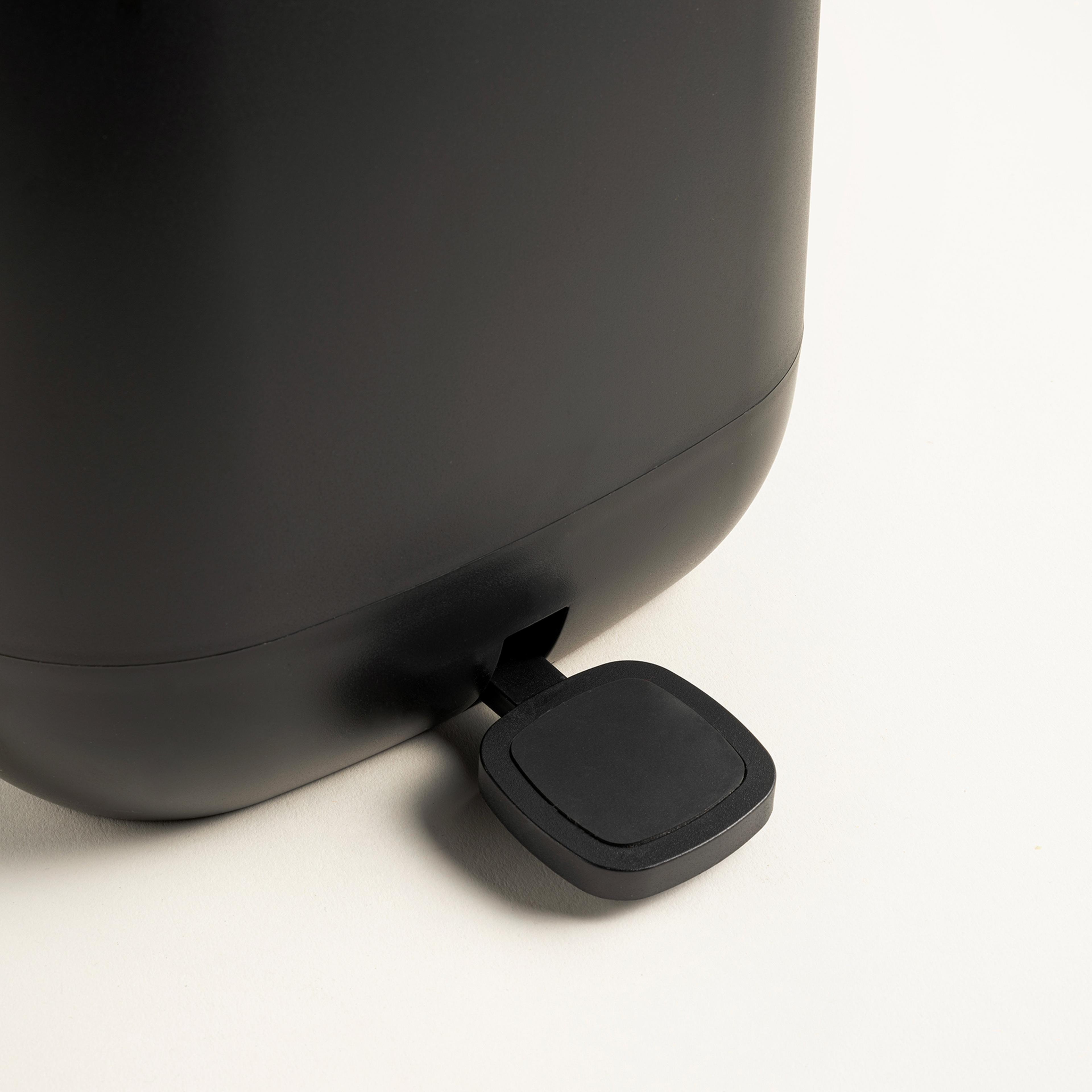 Wuyı Plastik Çöp Kovası 7 L Siyah