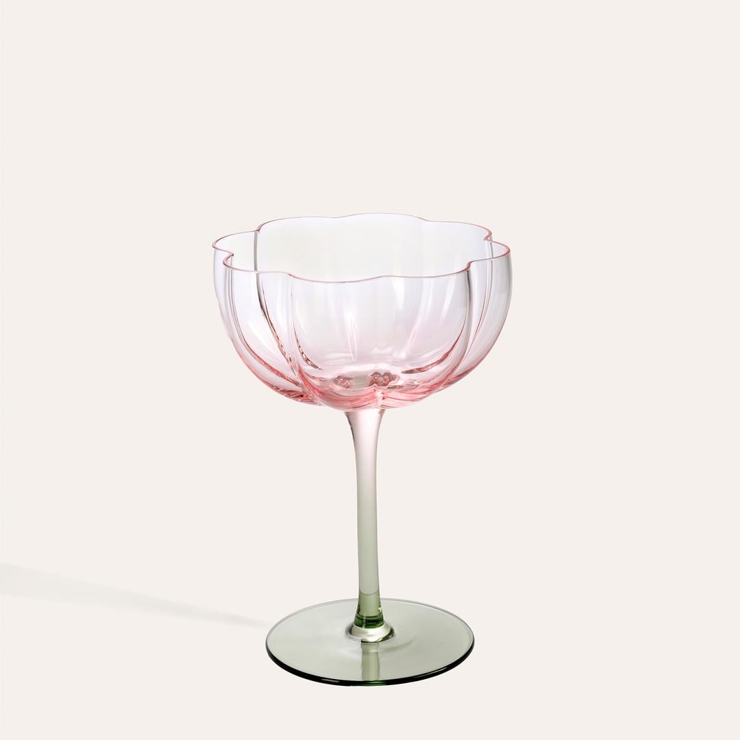 Loess Cam Kadeh 280 Ml Pembe