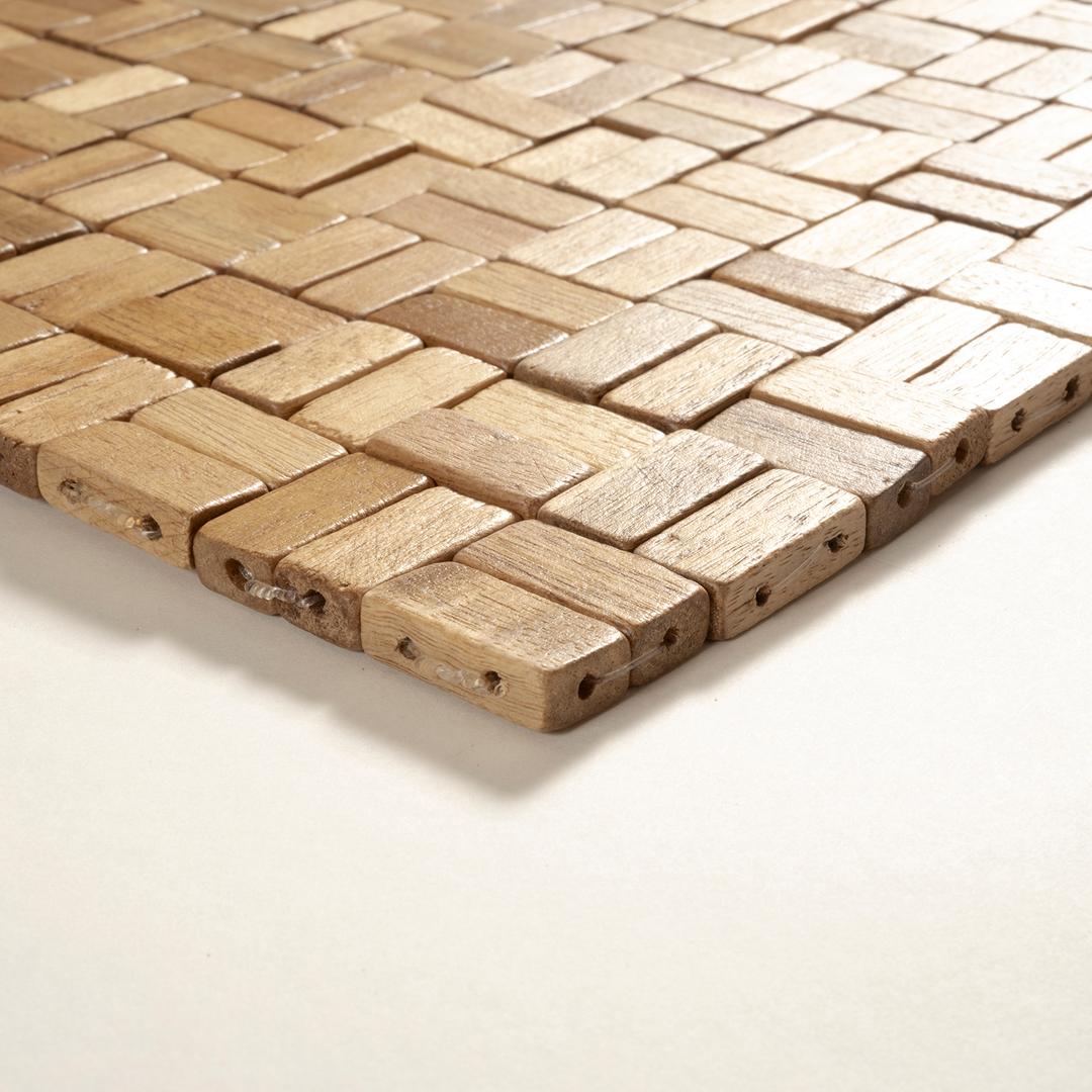 Toba Ahşap Ahşap Paspas 50x80 Cm Natural