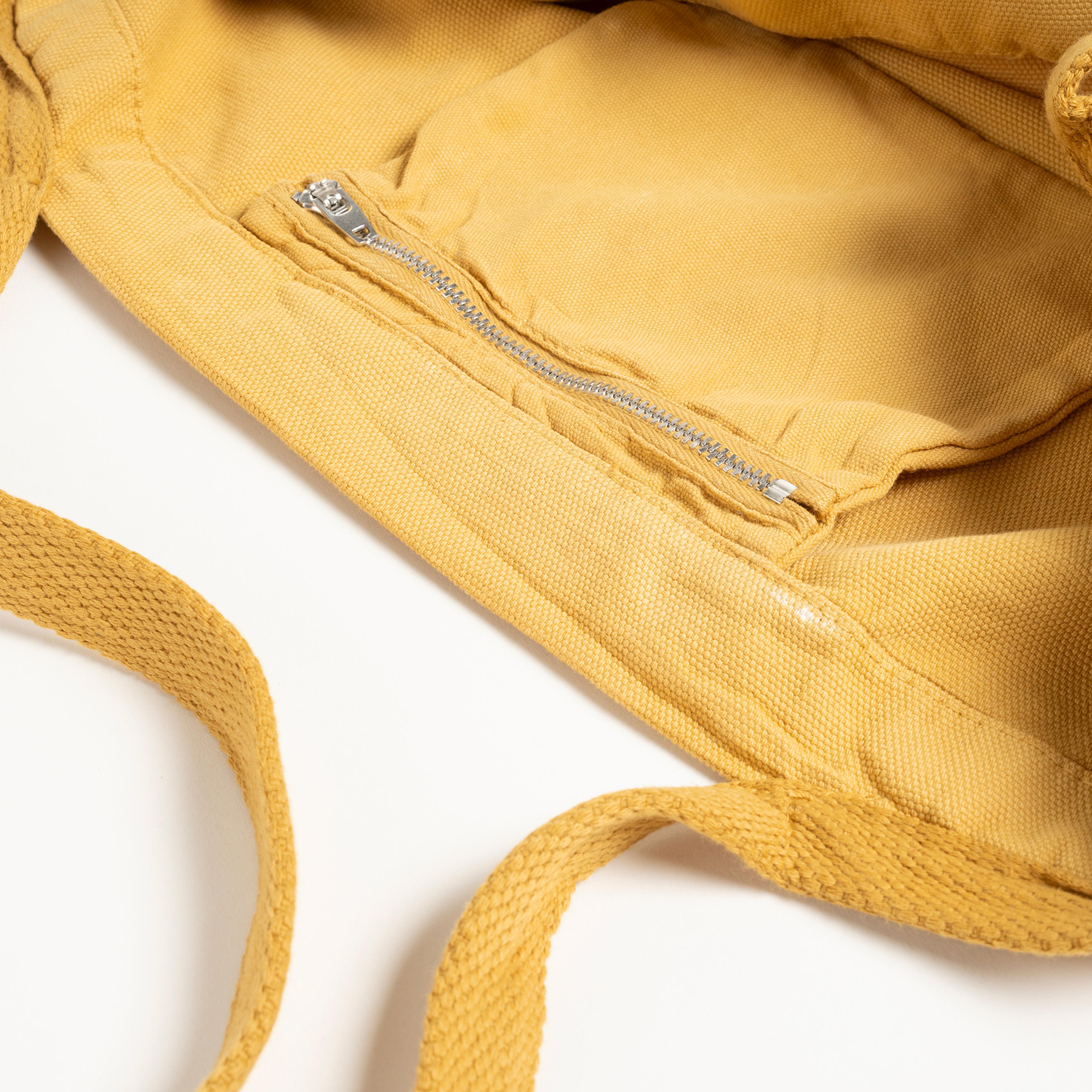 Solıd %100 Pamuk Çanta Standart Beden Sarı