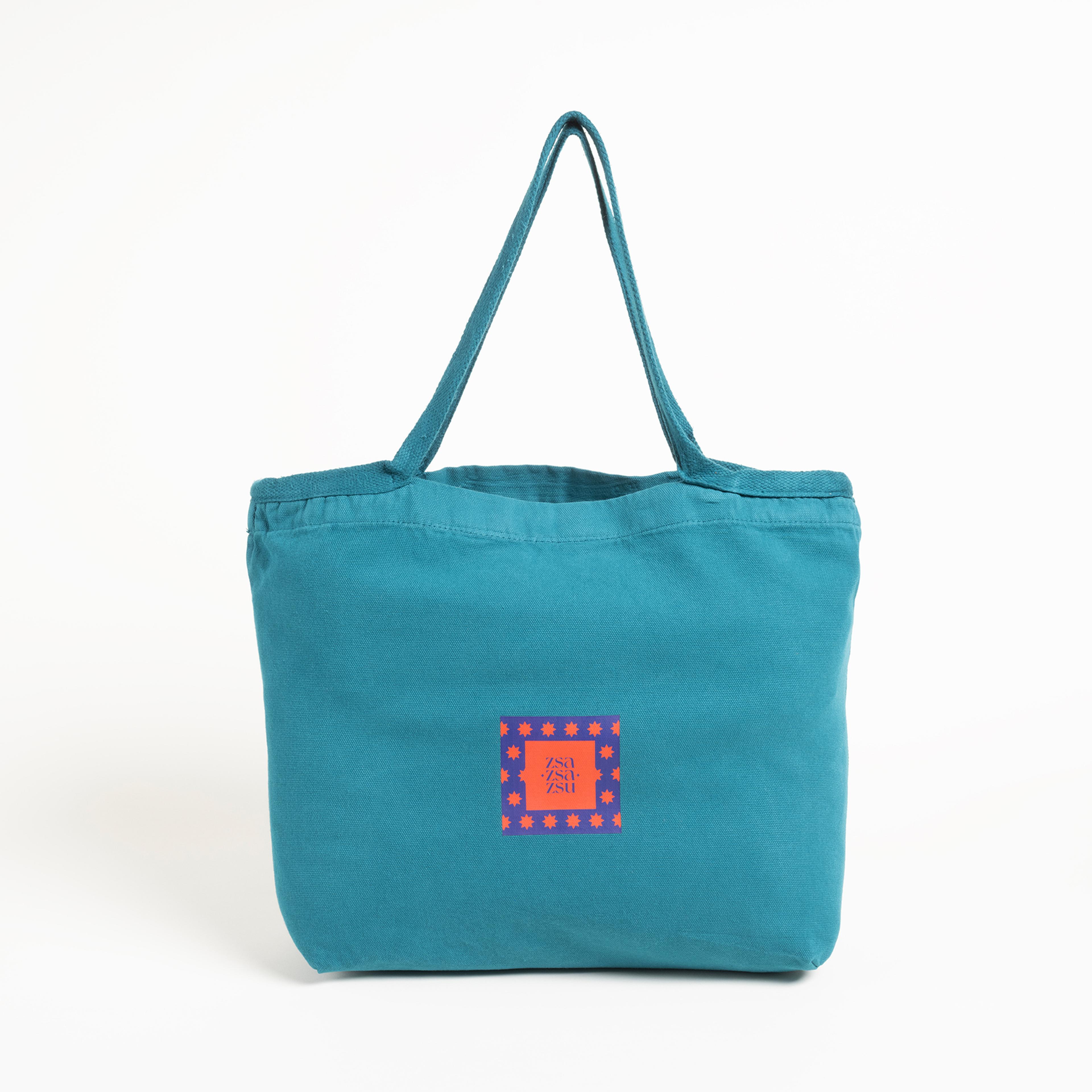 Solıd Pamuk %100 Pamuk Çanta Standart Beden Yeşil