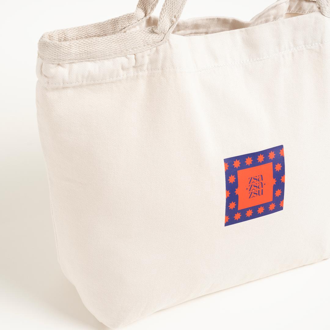 Solıd %100 Pamuk Çanta Standart Beden Ekru