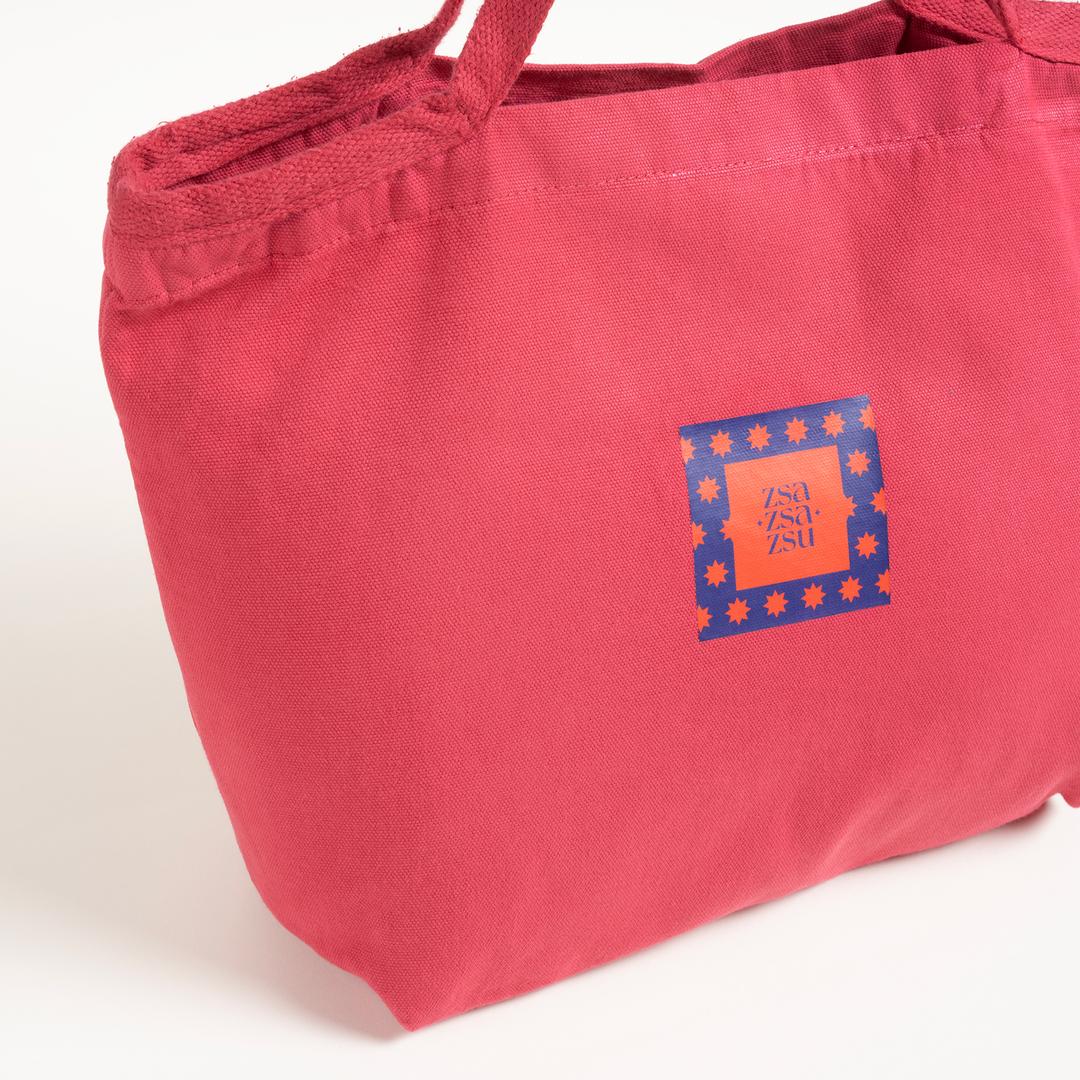 Solıd %100 Pamuk Çanta Standart Beden Fuşya