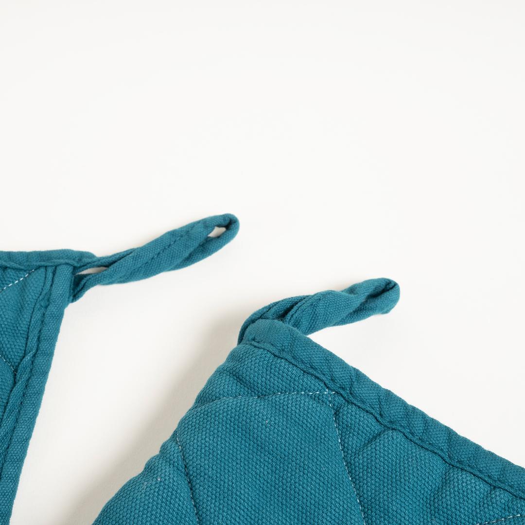 Solıd 2'li Pamuk %100 Pamuk Mutfak Seti Standart Beden Yeşil