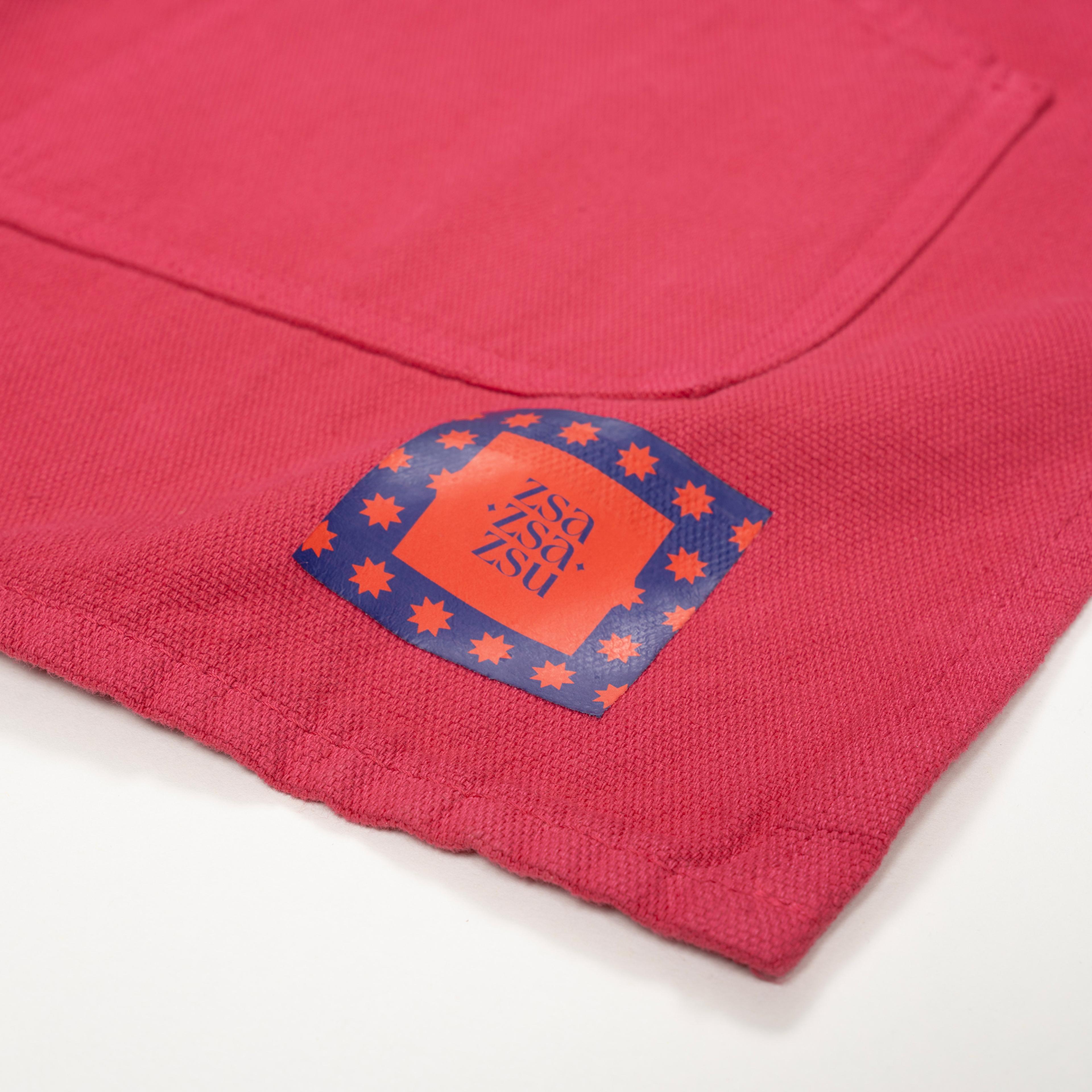 Solıd Pamuk %100 Pamuk Önlük Standart Beden Fuşya