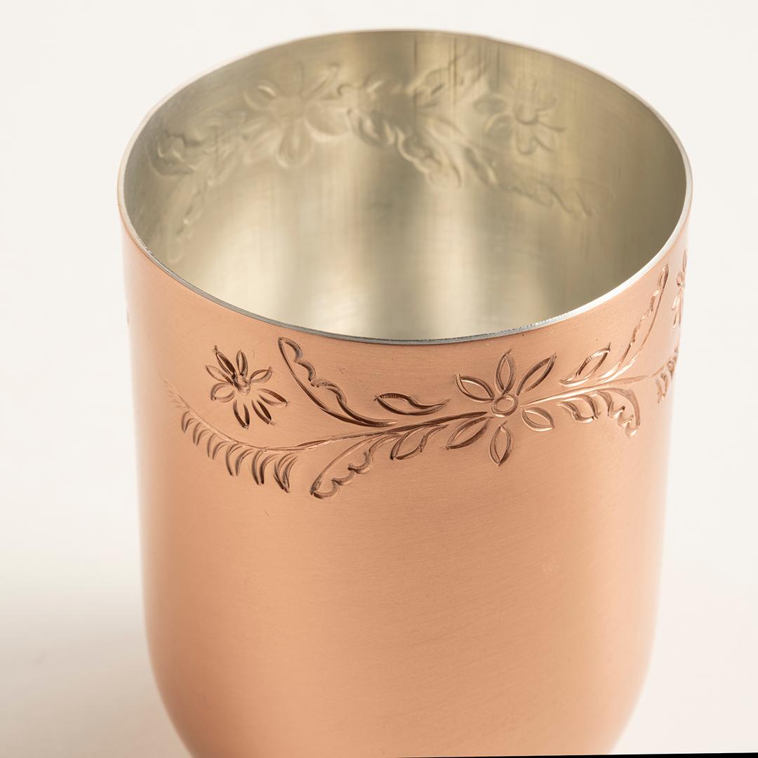 Emirgan Bakır Su Bardağı 8x8x11 Cm Bakır