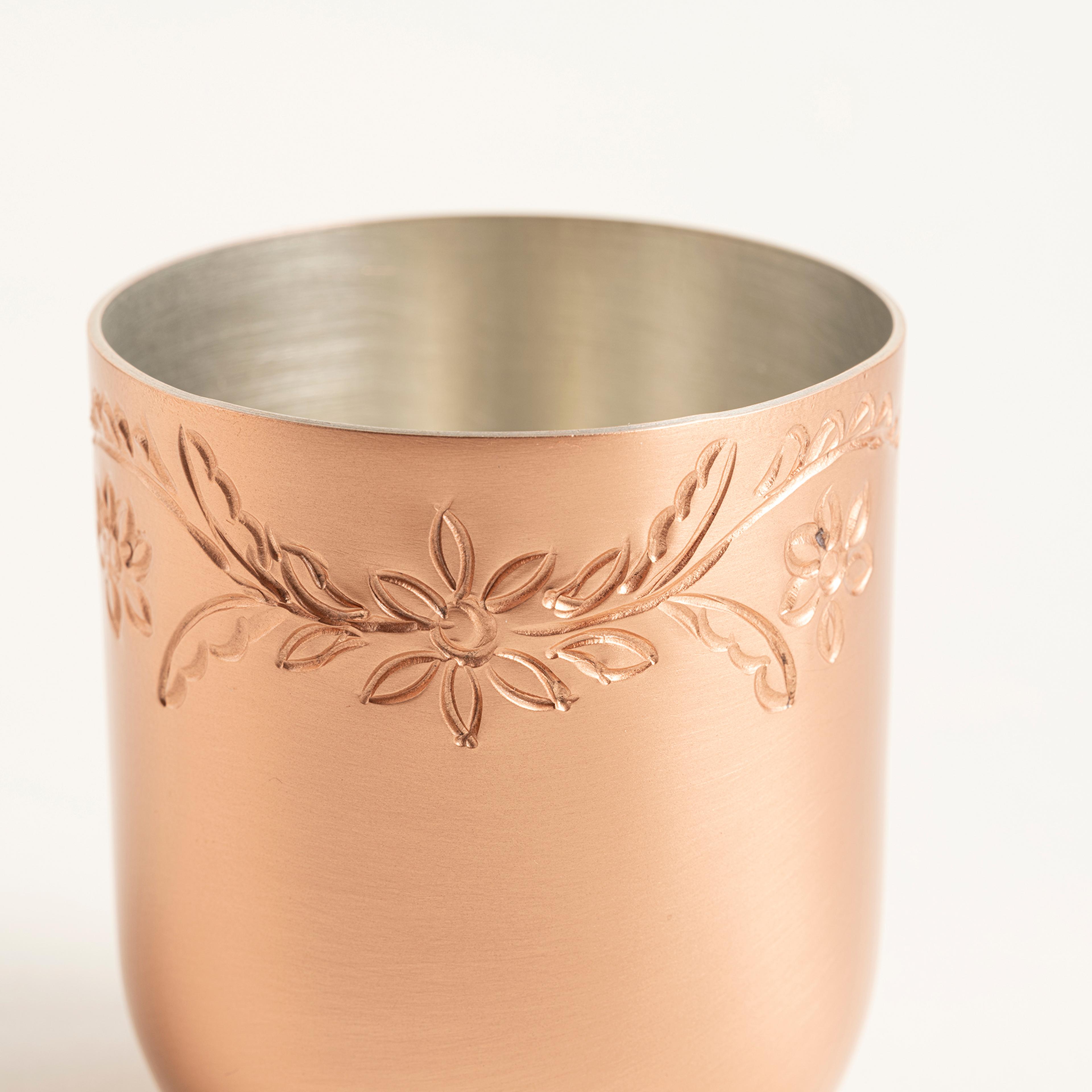 Emirgan Bakır Su Bardağı 8x8x7 Cm Bakır