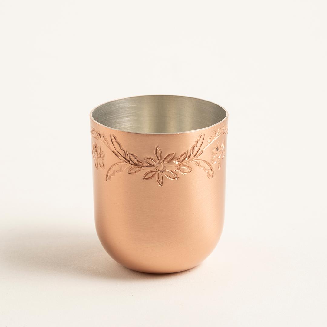 Emirgan Bakır Su Bardağı 8x8x7 Cm Bakır