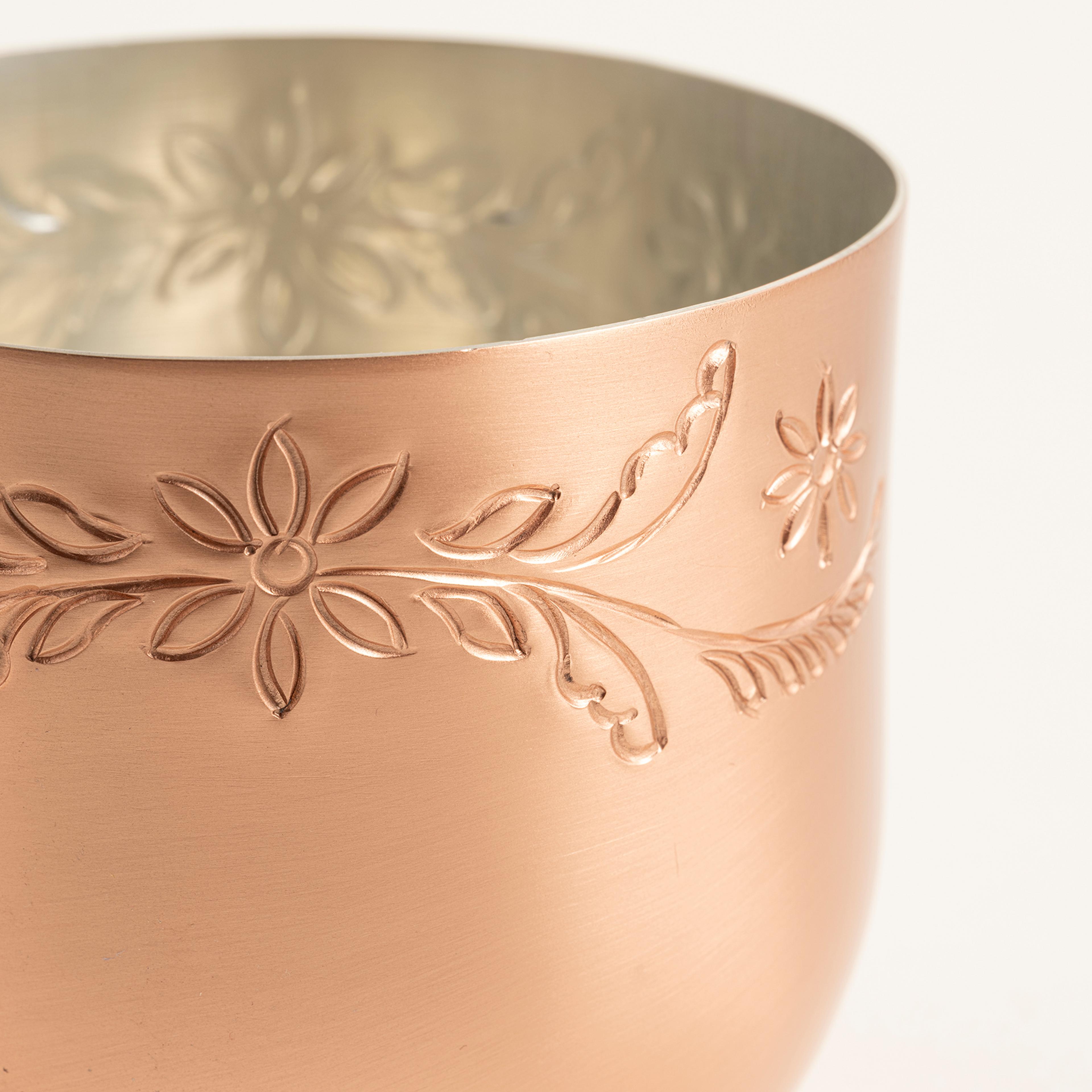 Emirgan Bakır Su Bardağı 4.5x4.5x5 Cm Bakır