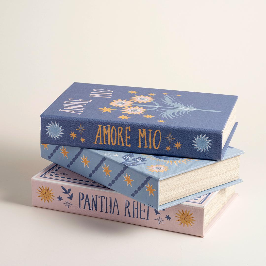 Olbıa Kanvas/polistren/ Kadife Dekoratif Kutu 19x30 Cm Renkli