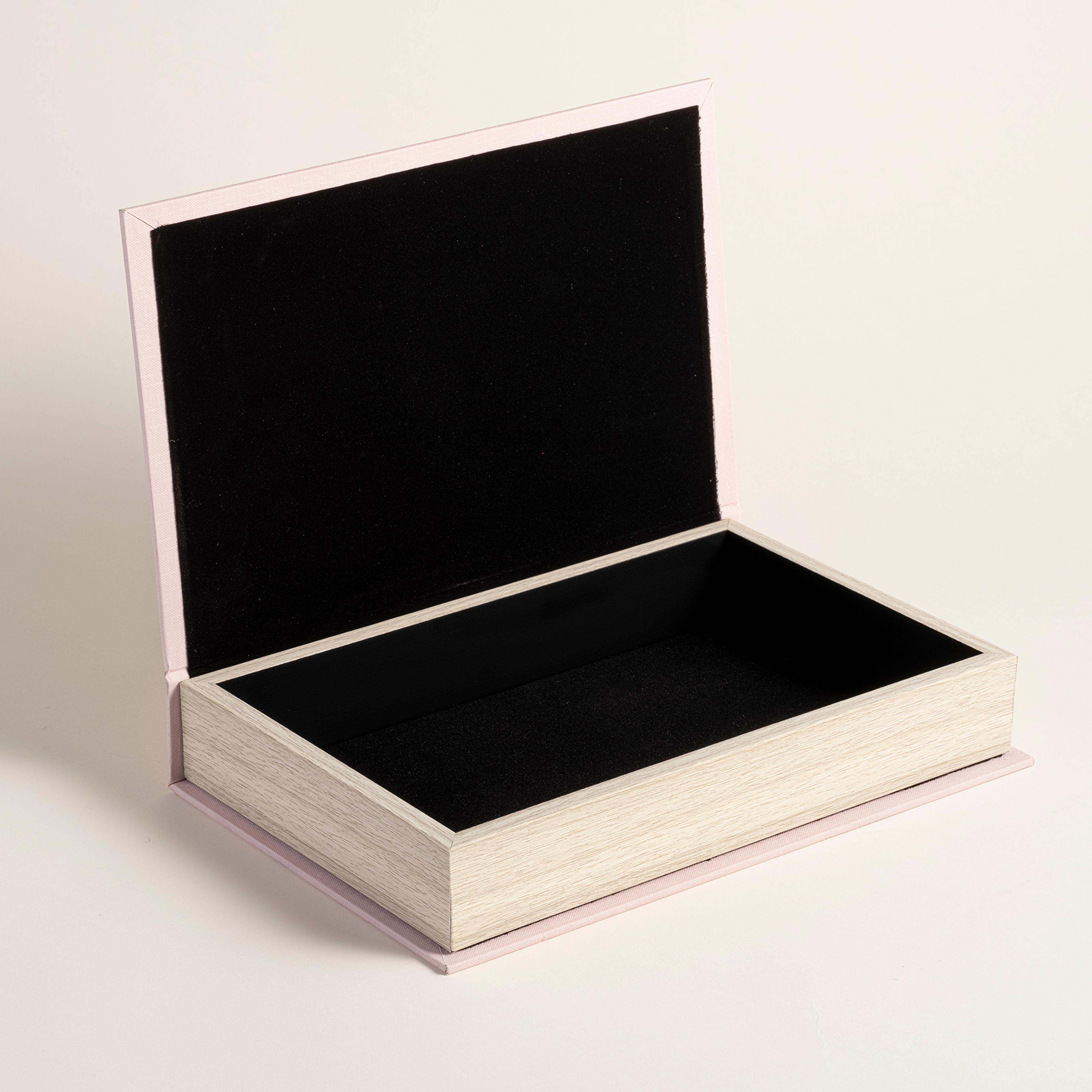 Olbıa Kanvas/polistren/ Kadife Dekoratif Kutu 19x30 Cm Renkli