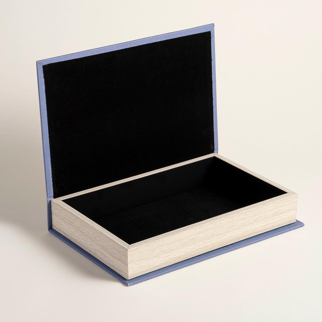 Olbıa Kanvas - Polistren - Kadife Dekoratif Kutu 19x30 Cm Renkli