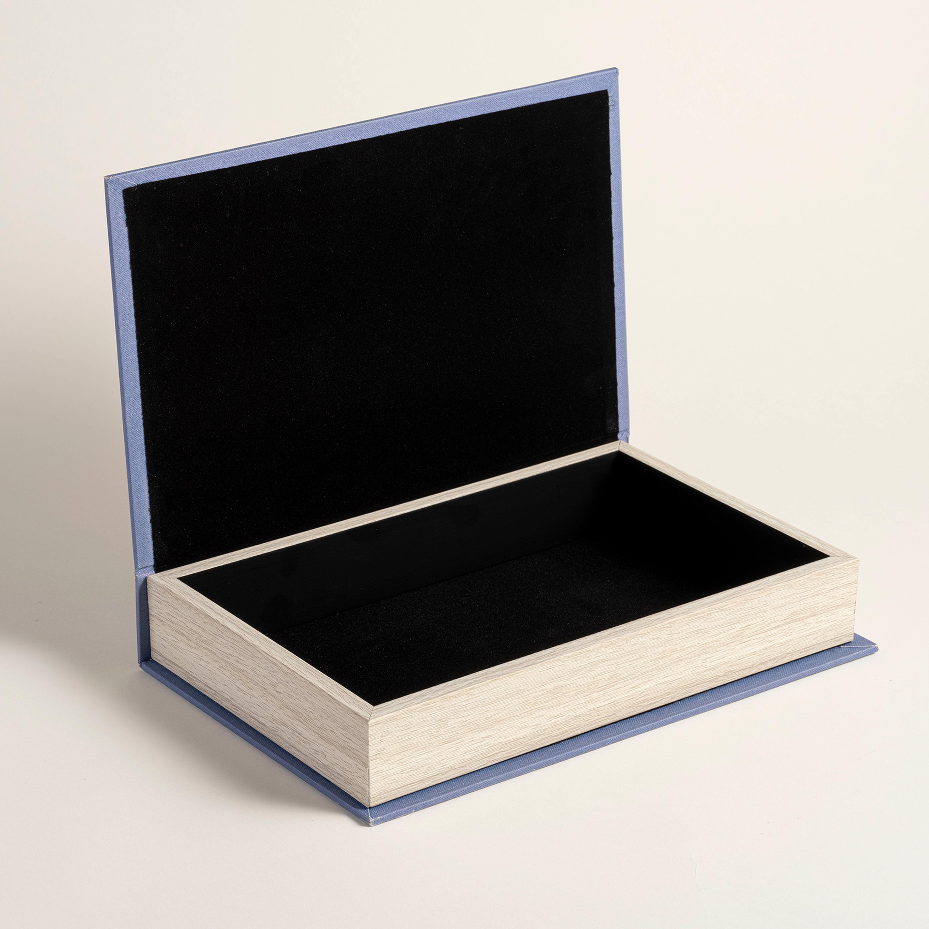 Olbıa Kanvas - Polistren - Kadife Dekoratif Kutu 19x30 Cm Renkli