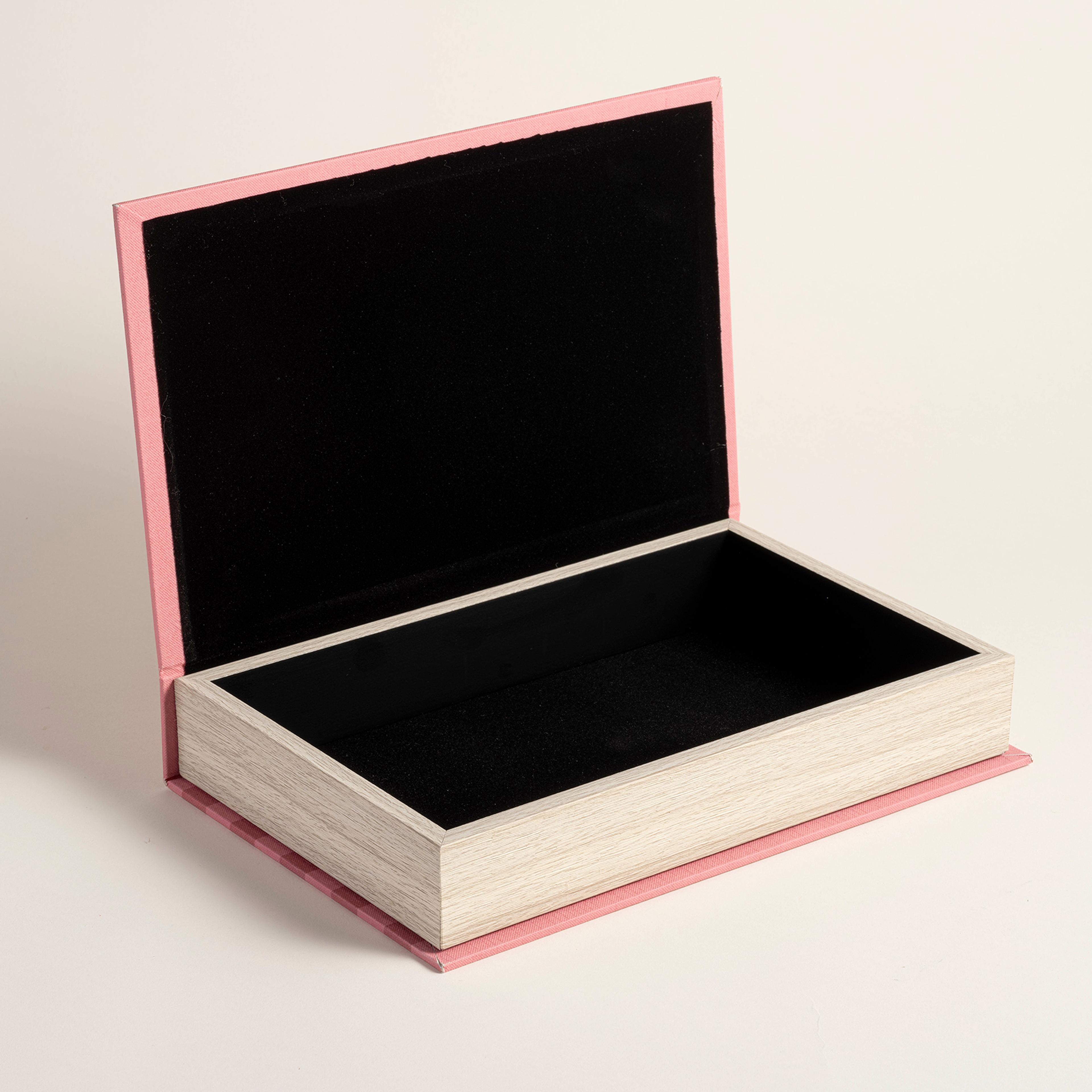 Olbıa Kanvas - Polistren - Kadife Dekoratif Kutu 19x30 Cm Renkli