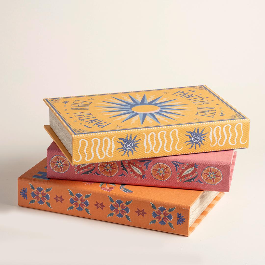 Olbıa Kanvas - Polistren - Kadife Dekoratif Kutu 19x30 Cm Renkli