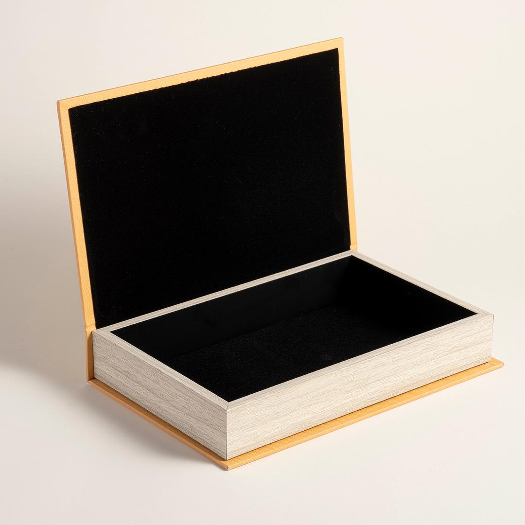 Olbıa Kanvas/polistren/ Kadife Dekoratif Kutu 19x30 Cm Renkli