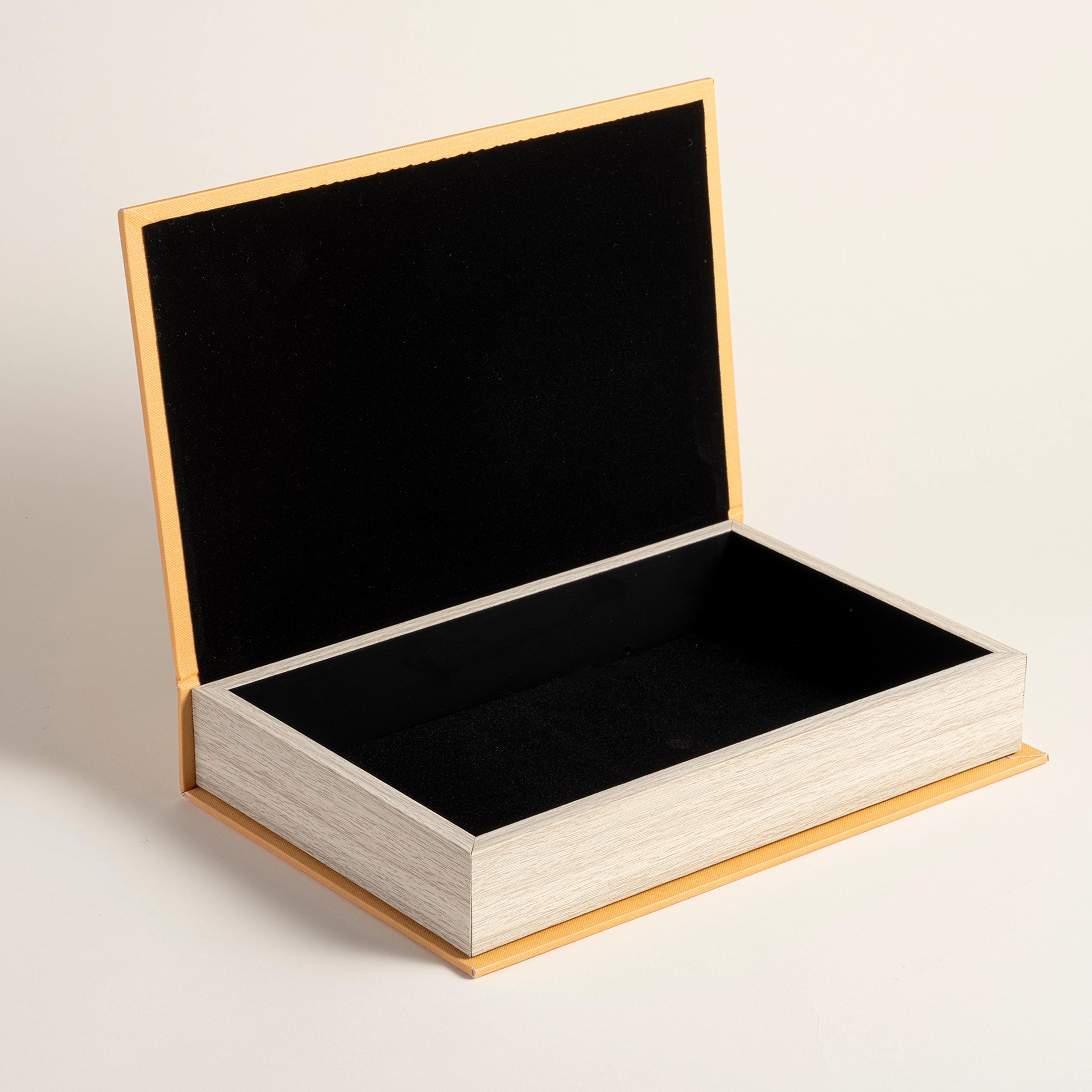 Olbıa Kanvas/polistren/ Kadife Dekoratif Kutu 19x30 Cm Renkli