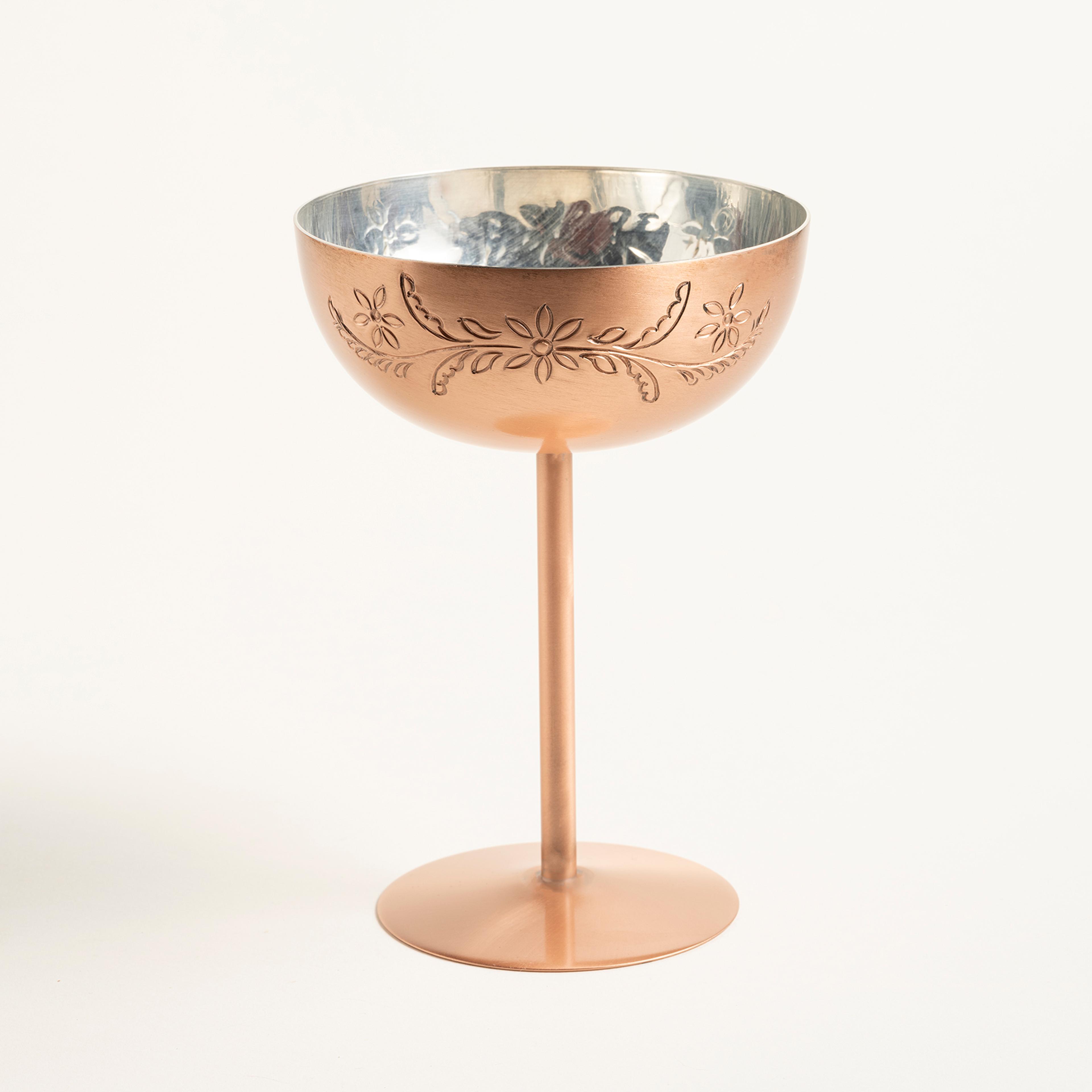 Emirgan Bakır Kadeh 11x11x15.5 Cm Bakır