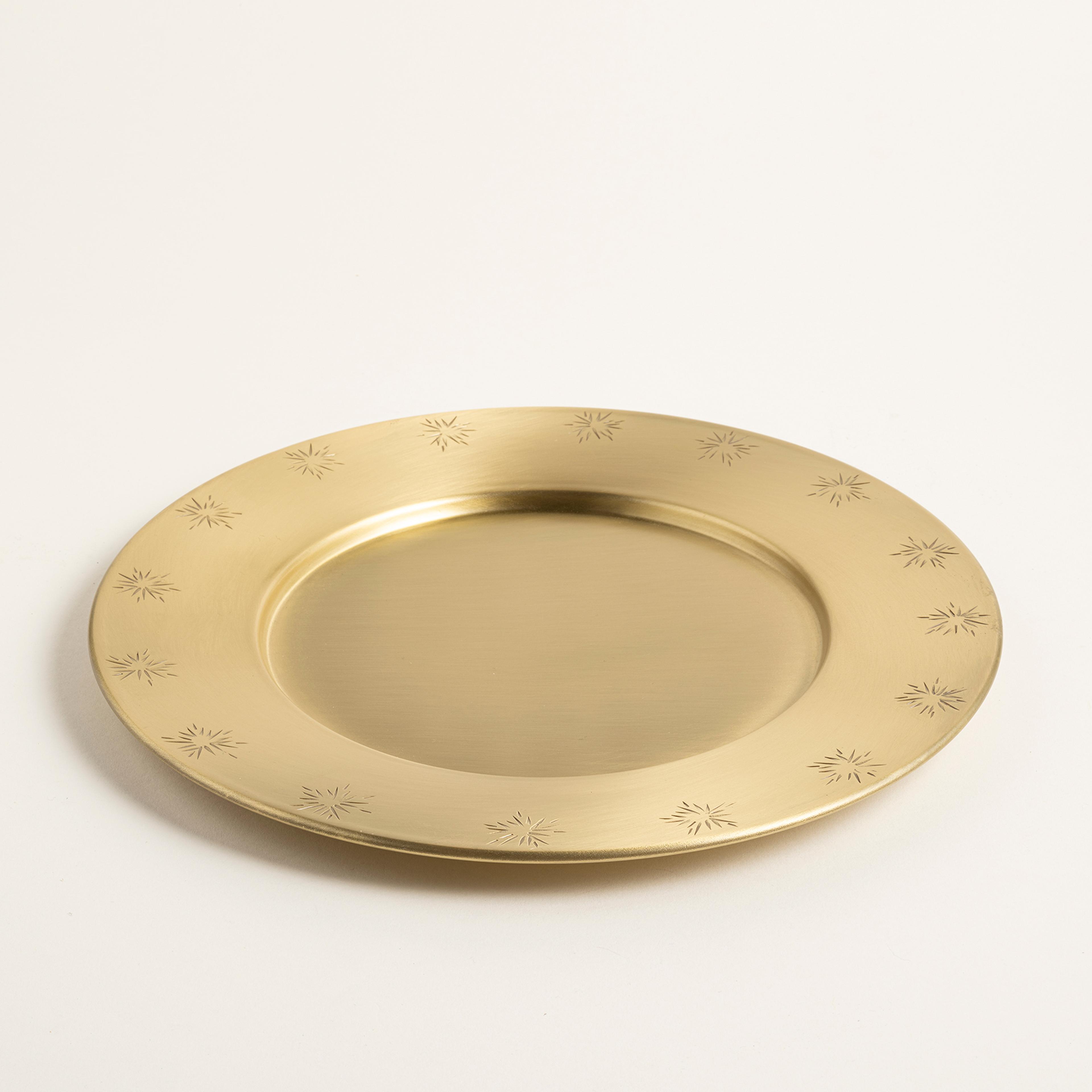 Emirgan Pirinç Supla 32x25 Cm Gold