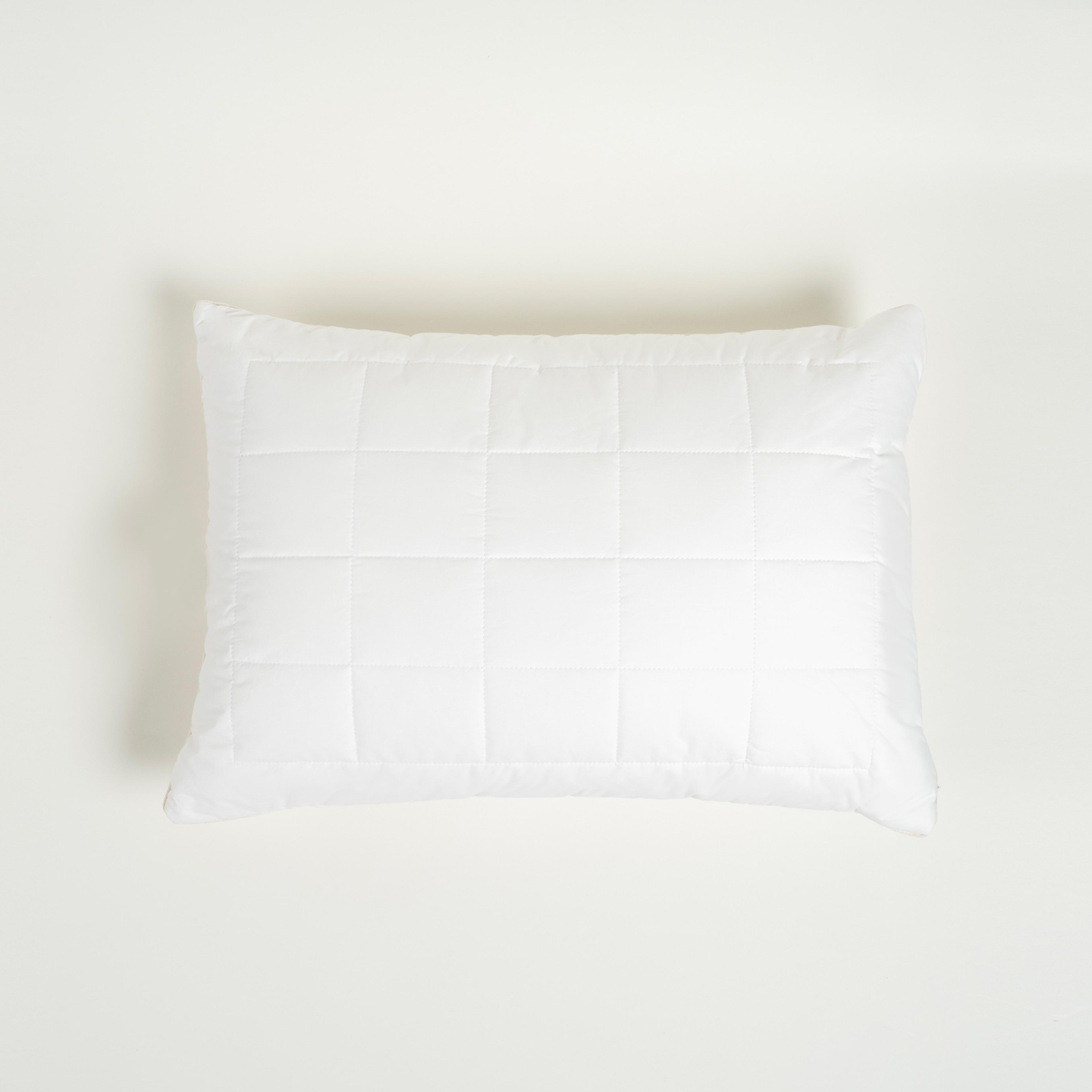 Riva Biyeli Pamuk Pamuklu Yastık 50x70 Cm Beyaz