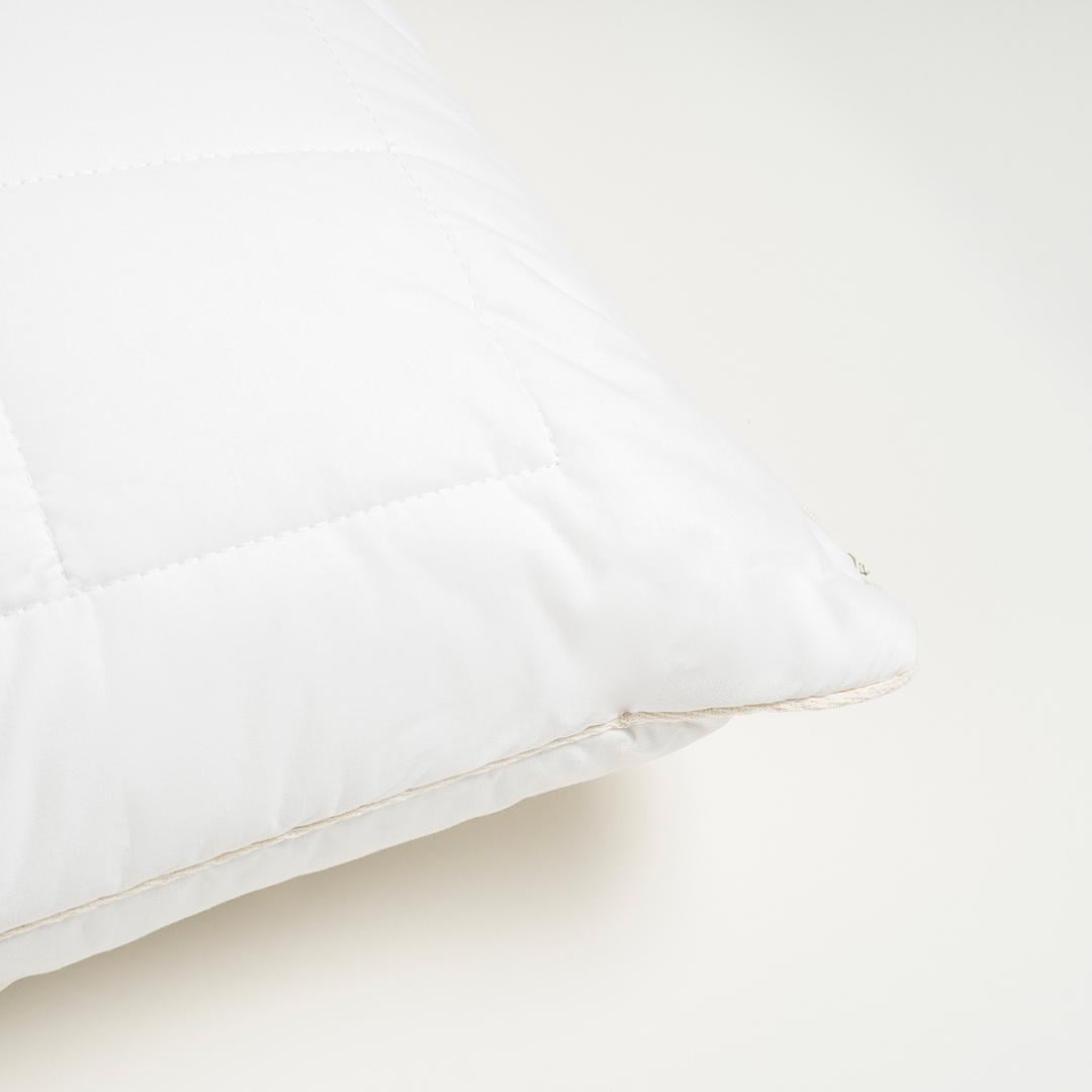 Riva Biyeli Pamuk Pamuklu Yastık 50x70 Cm Beyaz