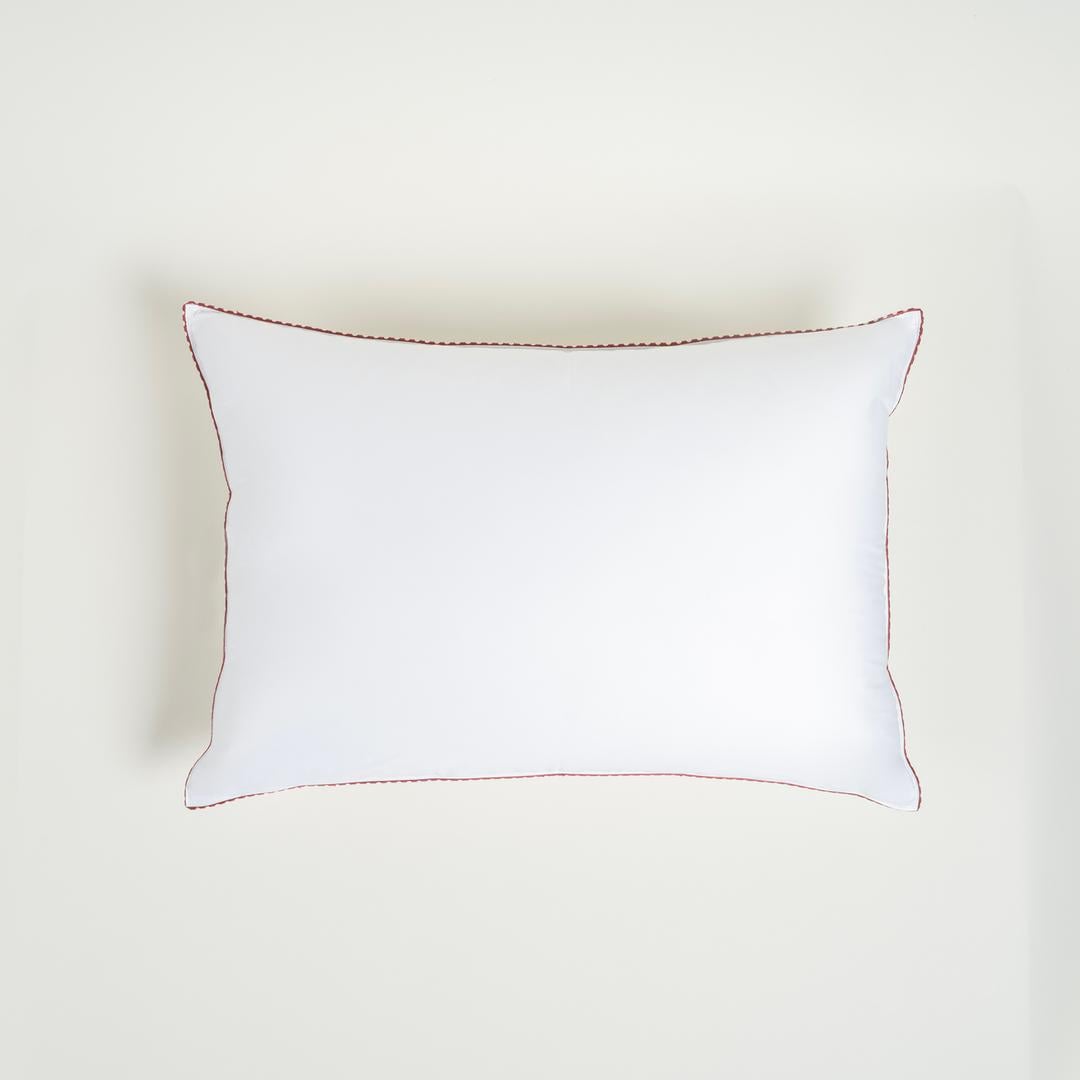 Riva Biyeli Pamuk %100 Nanofıber Yastık 50x70 Cm Beyaz